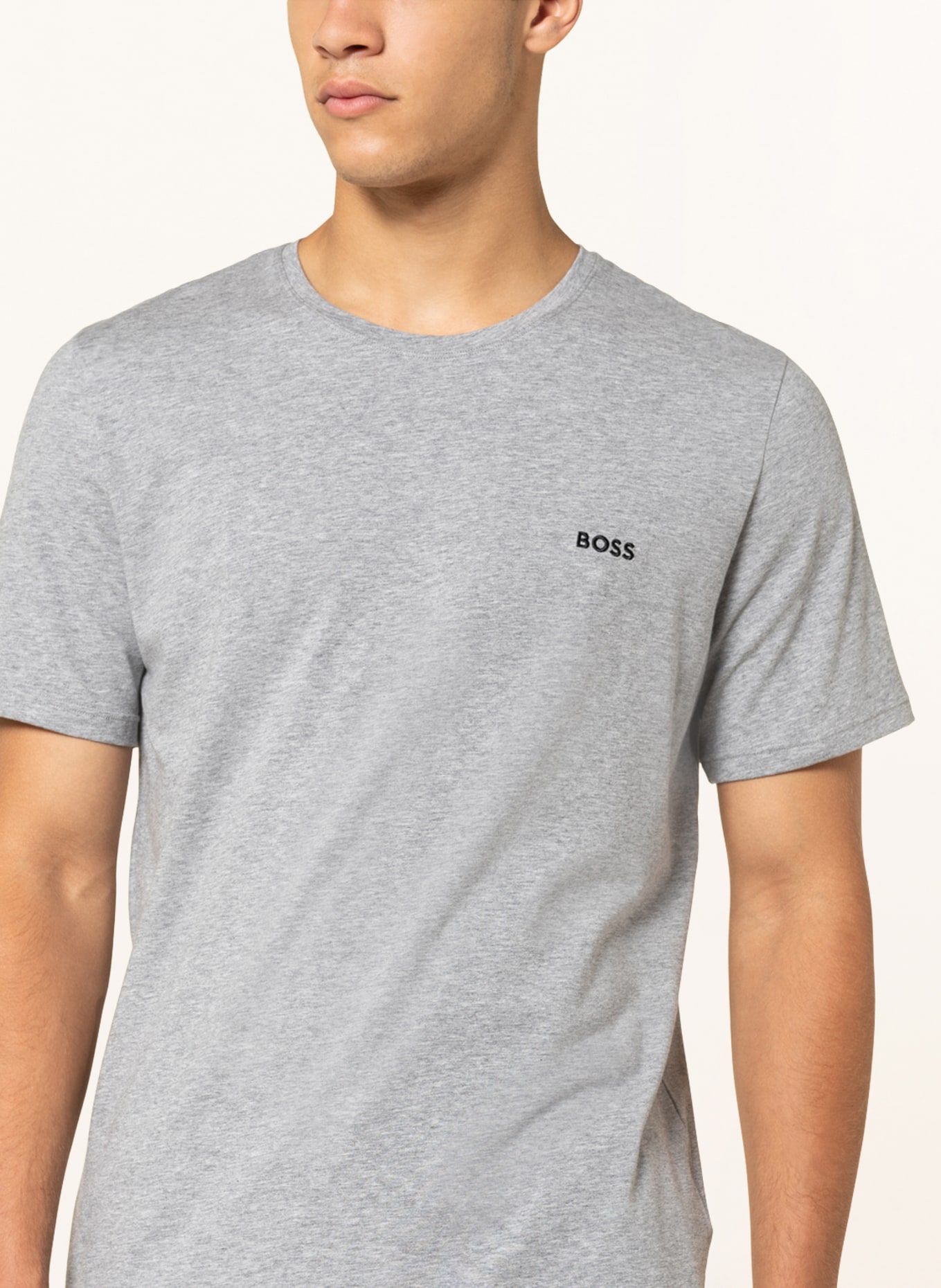 BOSS Lounge-Shirt MIX&MATCH, Farbe: GRAU (Bild 4)