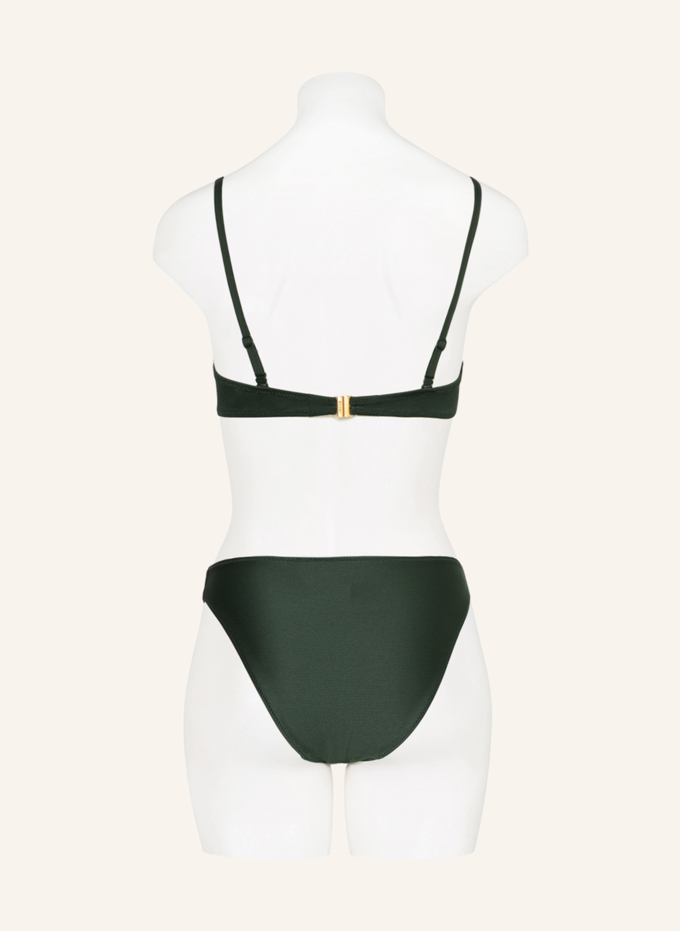 MARIE JO Balconette-Bikini-Top SITGES mit Glitzergarn, Farbe: GRÜN/ WEISS/ GOLD (Bild 3)