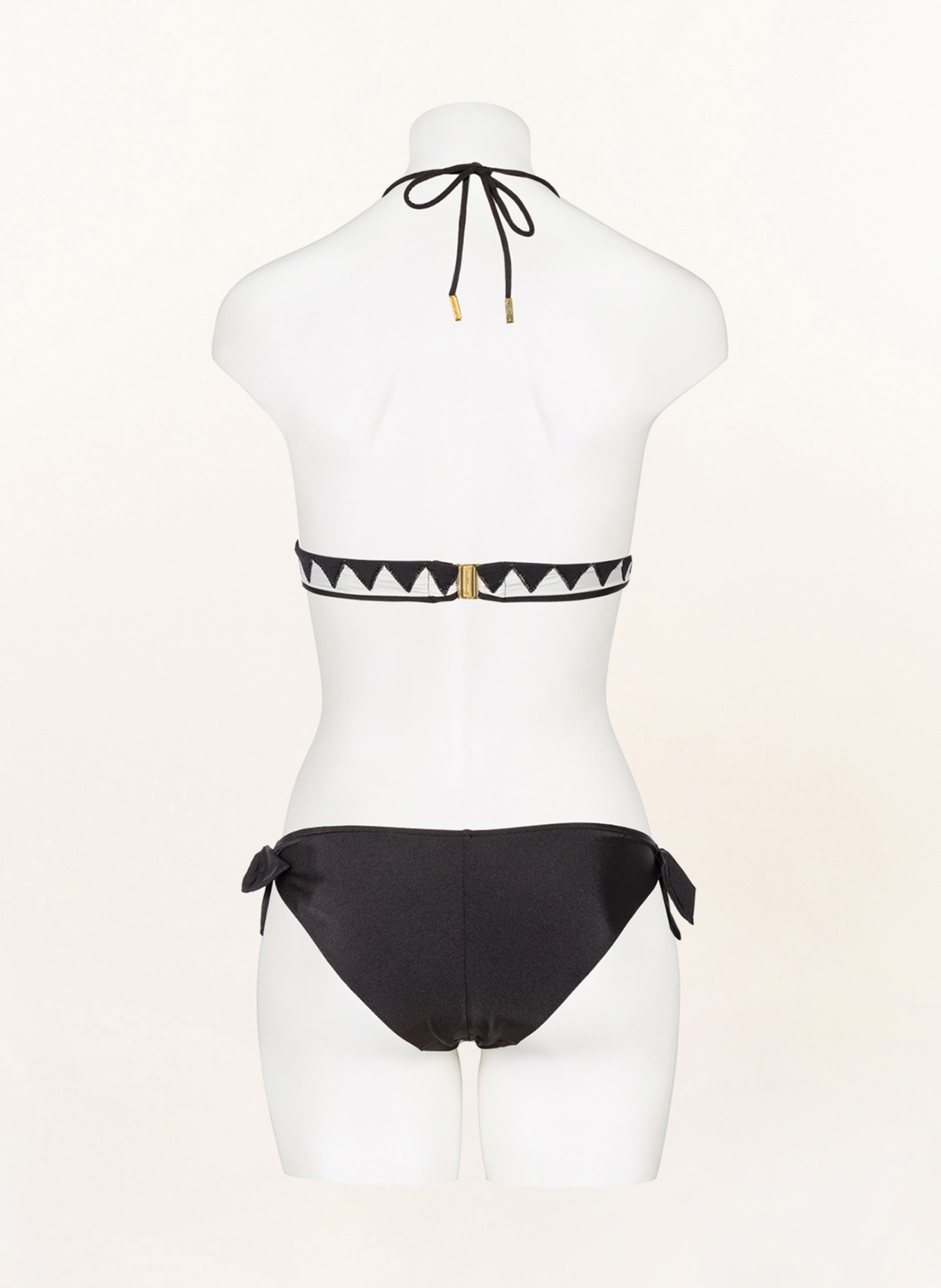 ANDRES SARDA Bikini-Hose SHELLEY , Farbe: SCHWARZ/ COGNAC/ WEISS (Bild 3)