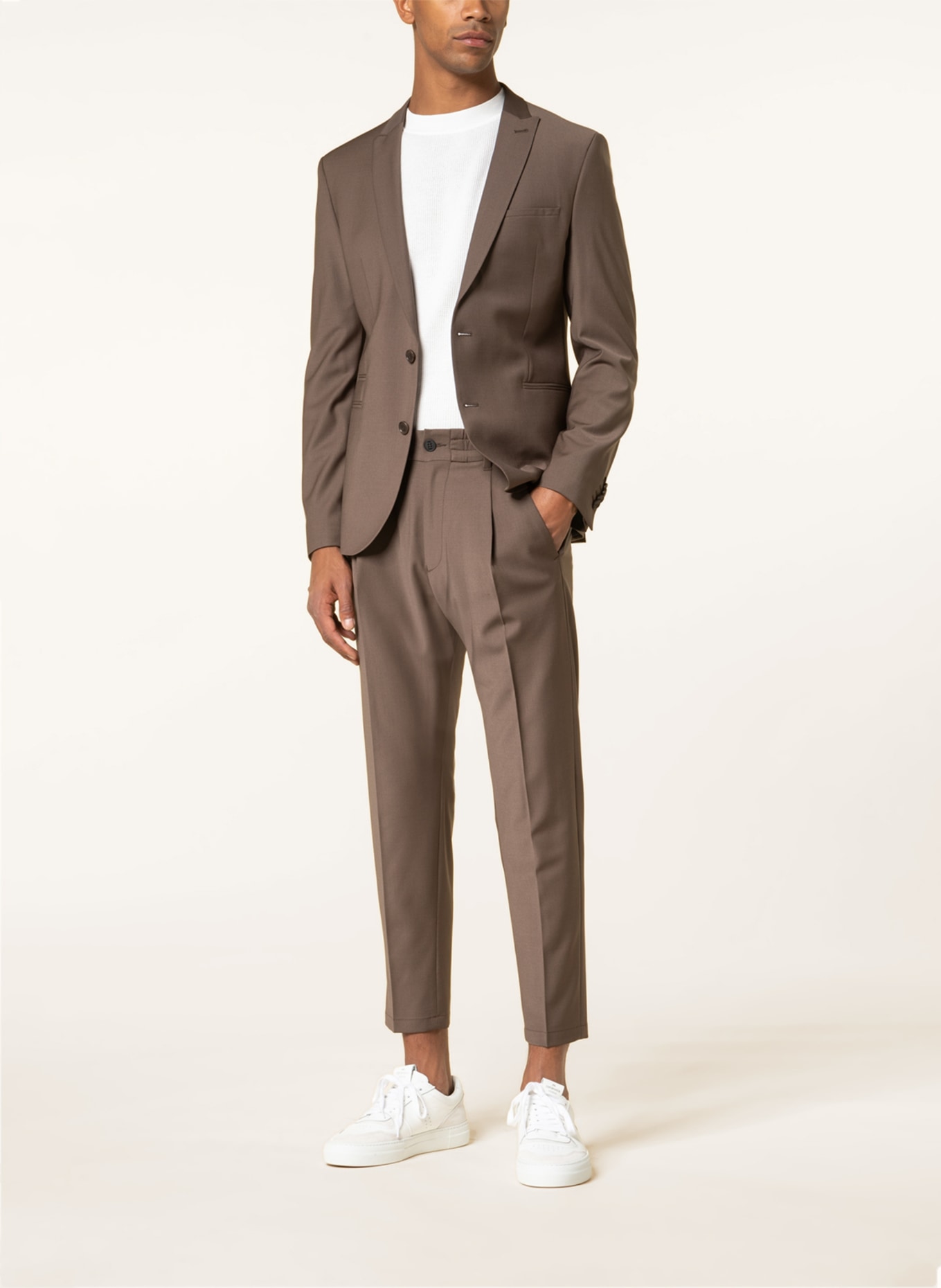 DRYKORN Suit trousers CHASY extra slim fit, Color: 1205 braun (Image 2)