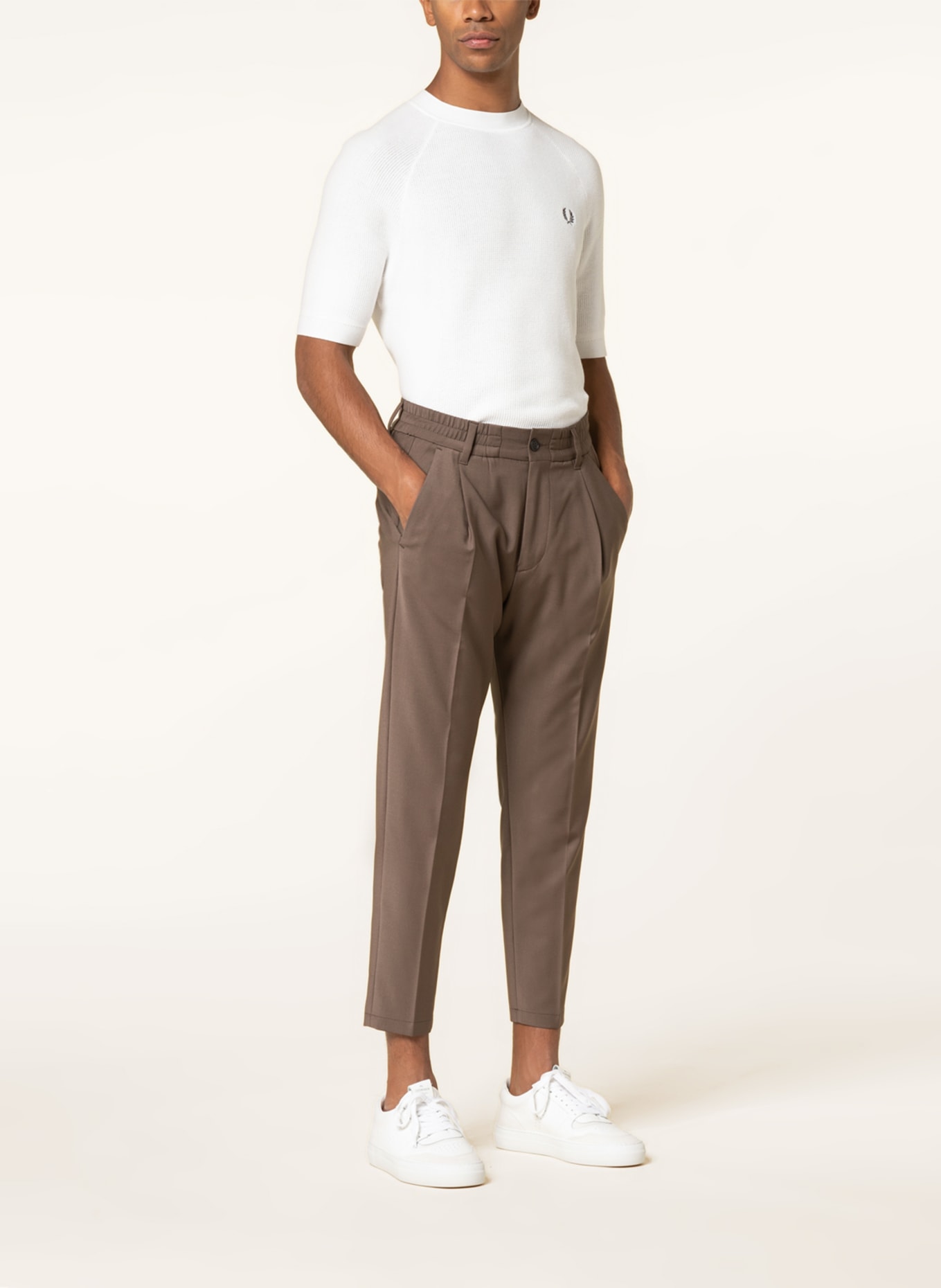 DRYKORN Spodnie garniturowe CHASY extra slim fit, Kolor: 1205 braun (Obrazek 3)