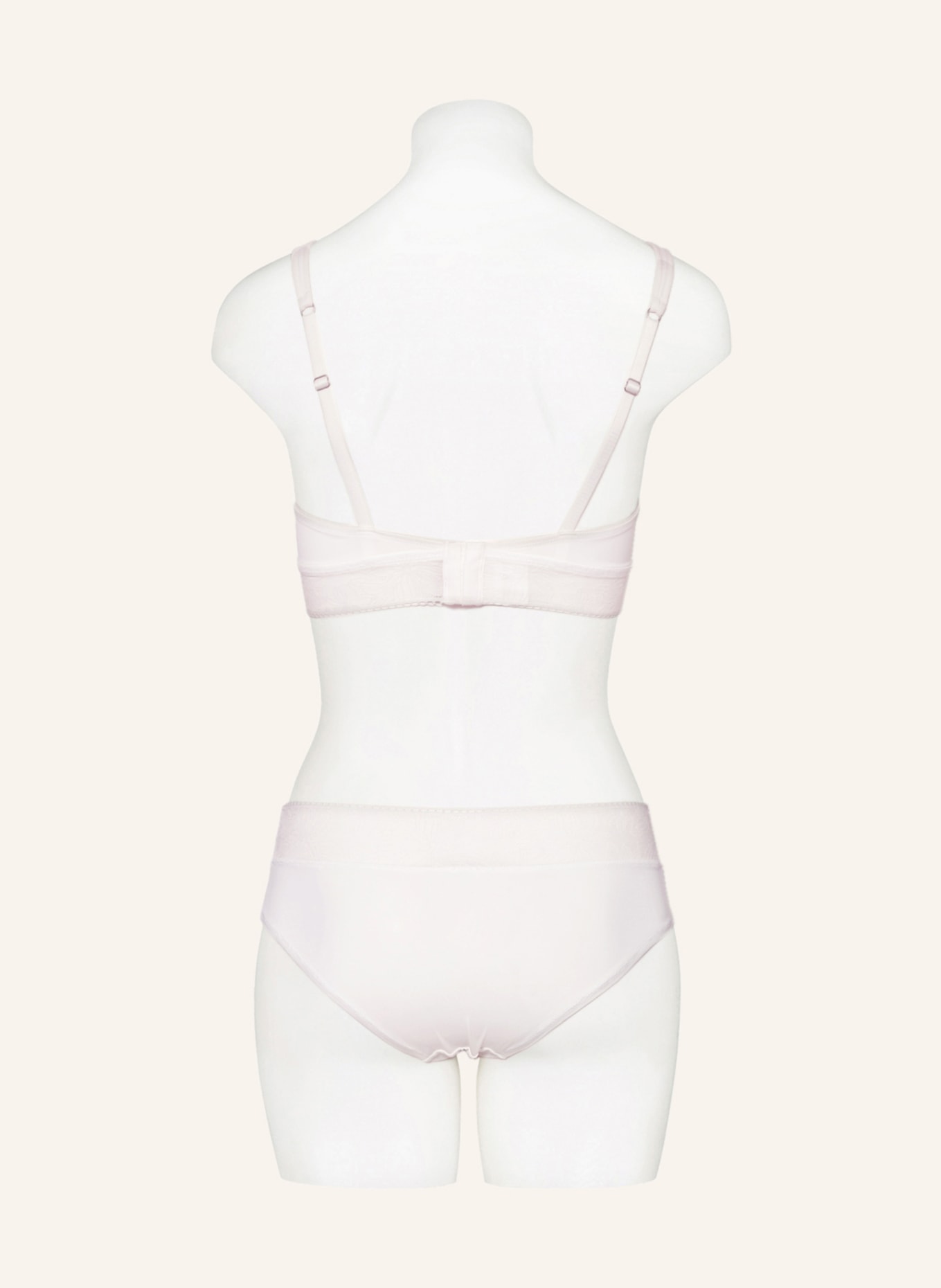Skiny Triangle bra EVERY DAY IN MICRO LACE, Color: WHITE (Image 3)
