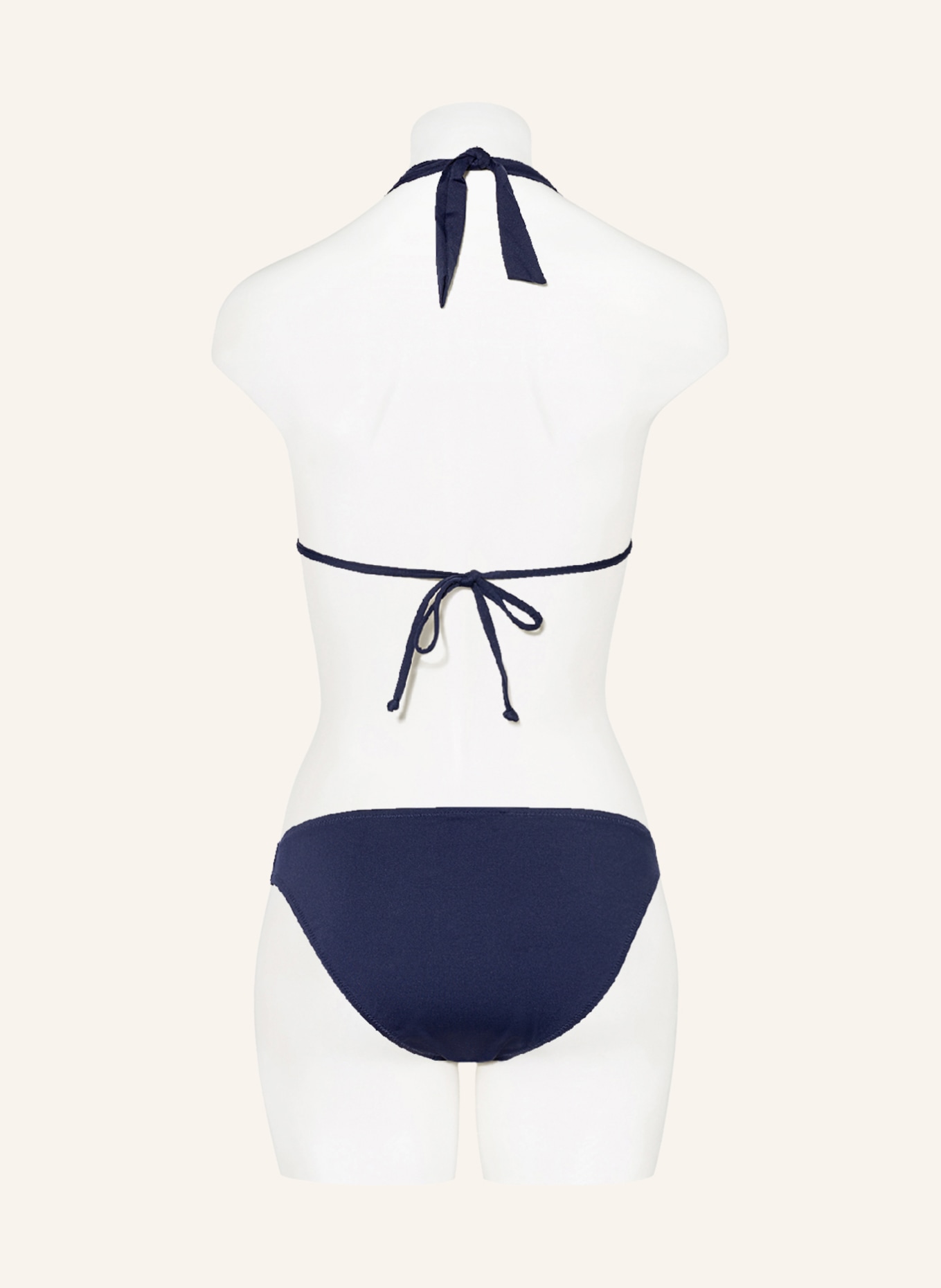 POLO RALPH LAUREN Triangle bikini top LOGO ICONS , Color: DARK BLUE (Image 3)