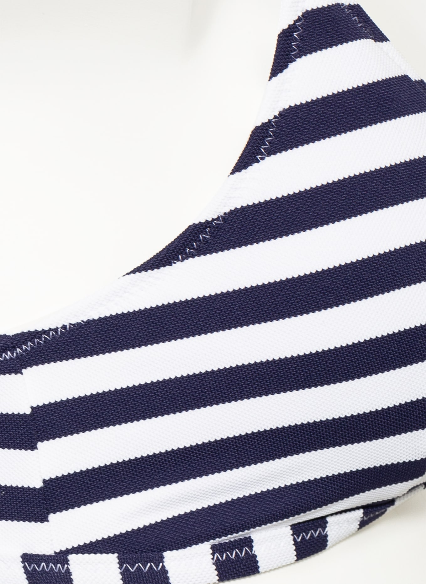 POLO RALPH LAUREN Triangle bikini top PIQUE STRIPE, Color: DARK BLUE/ WHITE (Image 4)