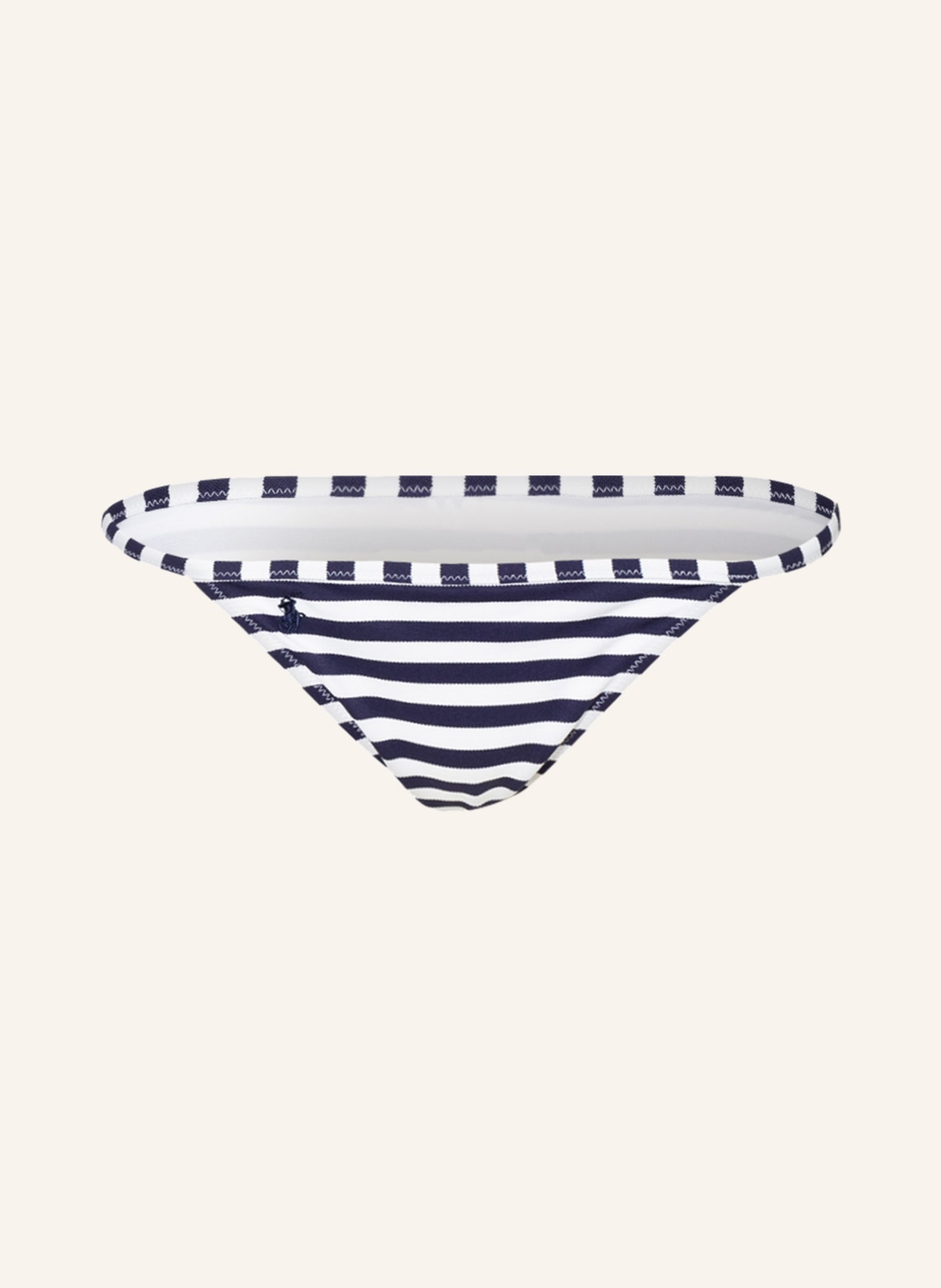 POLO RALPH LAUREN Bikini-Hose PIQUE STRIPE , Farbe: DUNKELBLAU/ WEISS (Bild 1)