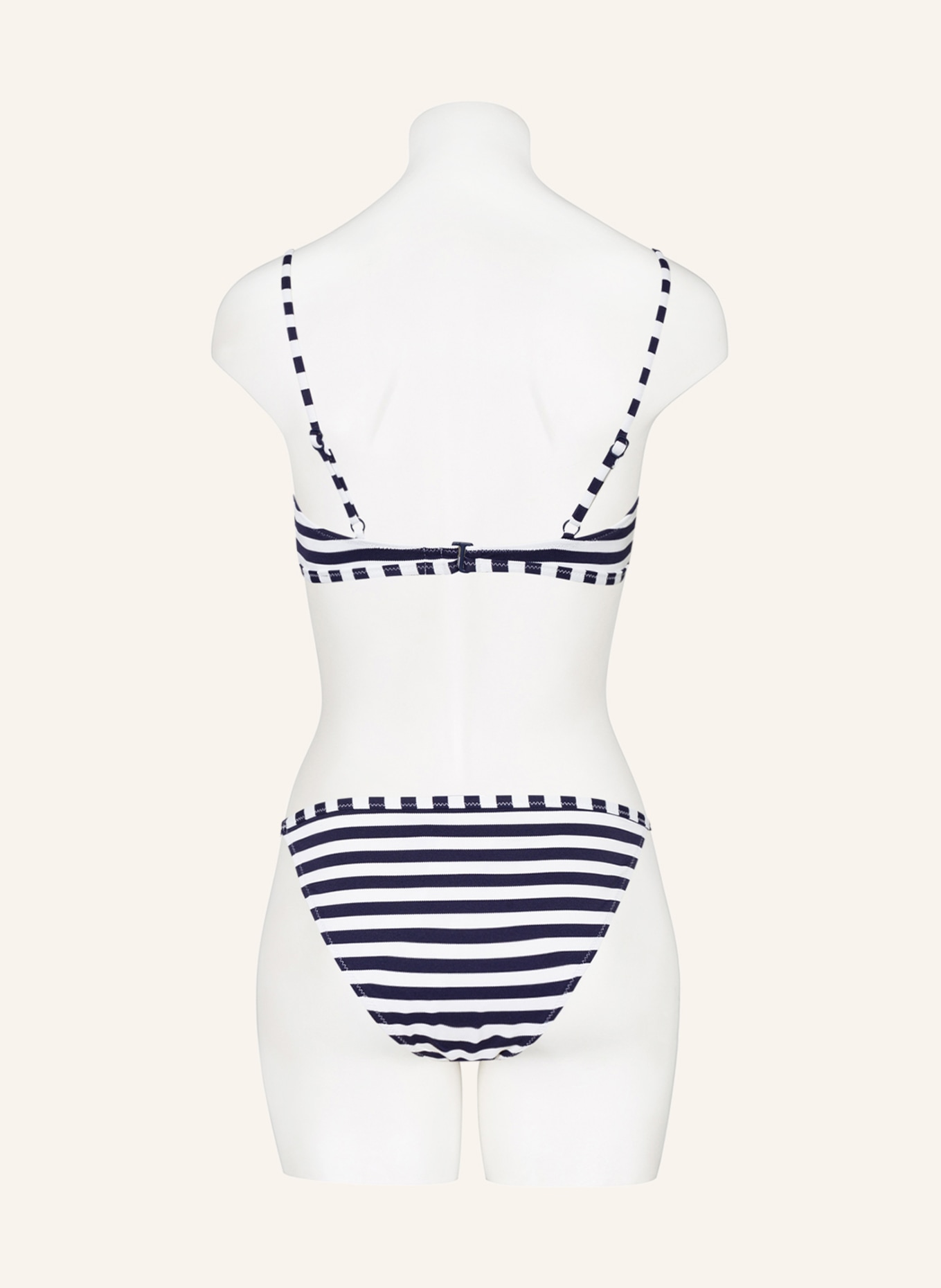 POLO RALPH LAUREN Bikini bottoms PIQUE STRIPE , Color: DARK BLUE/ WHITE (Image 3)