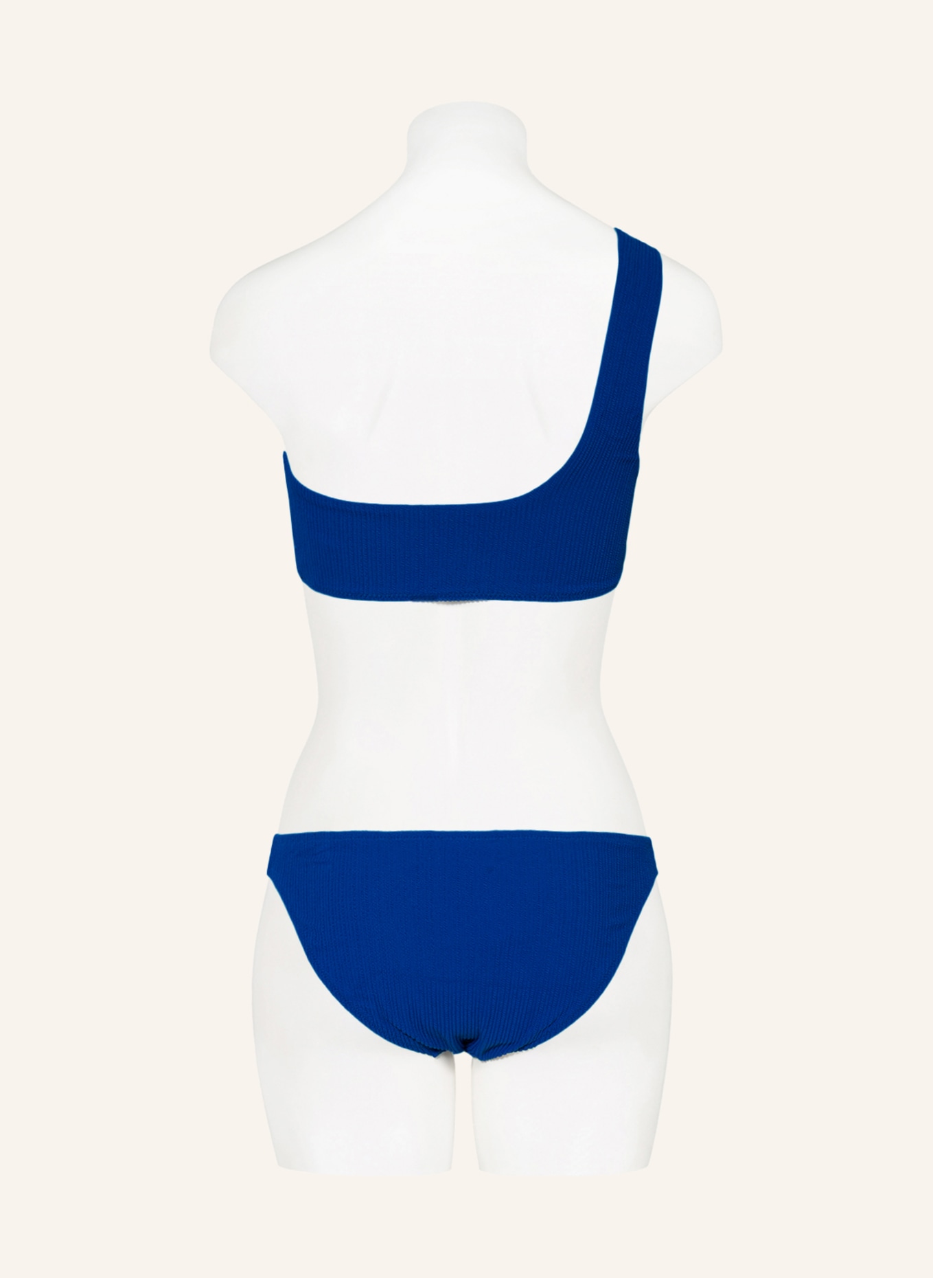 POLO RALPH LAUREN One-Shoulder-Bikini-Top TWIST RIB , Farbe: BLAU (Bild 3)