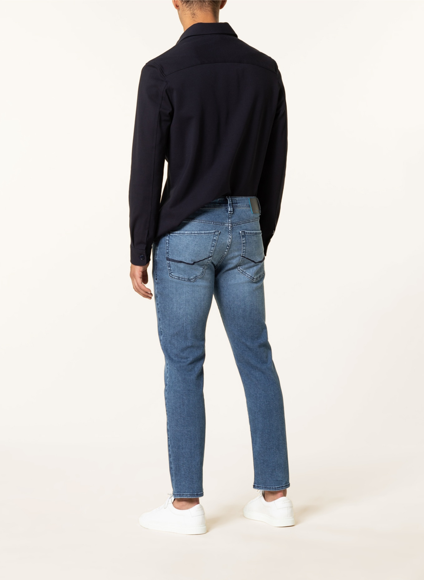 pierre cardin Jeans LYON slim fit, Color: 6824 blue used buffies (Image 3)