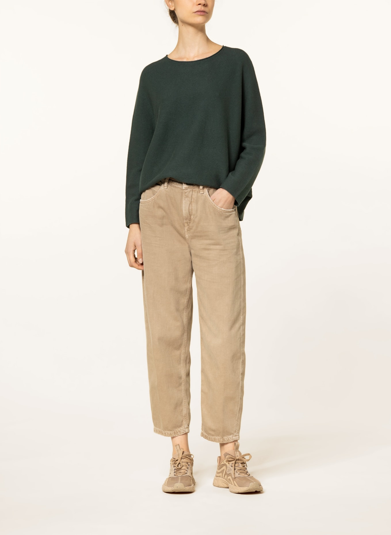 DRYKORN 7/8 jeans SHELTER, Color: 1605 braun (Image 2)