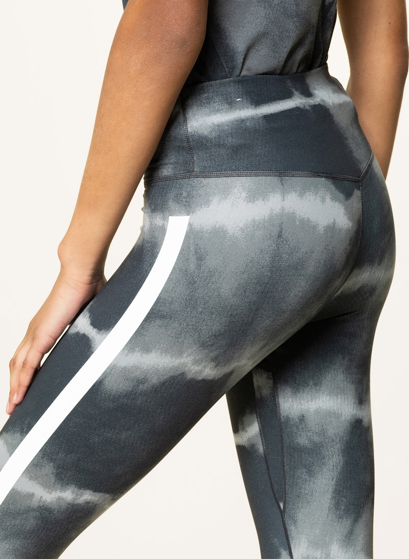 Nike Tights ONE LUXE, Color: GRAY/ LIGHT GRAY (Image 5)