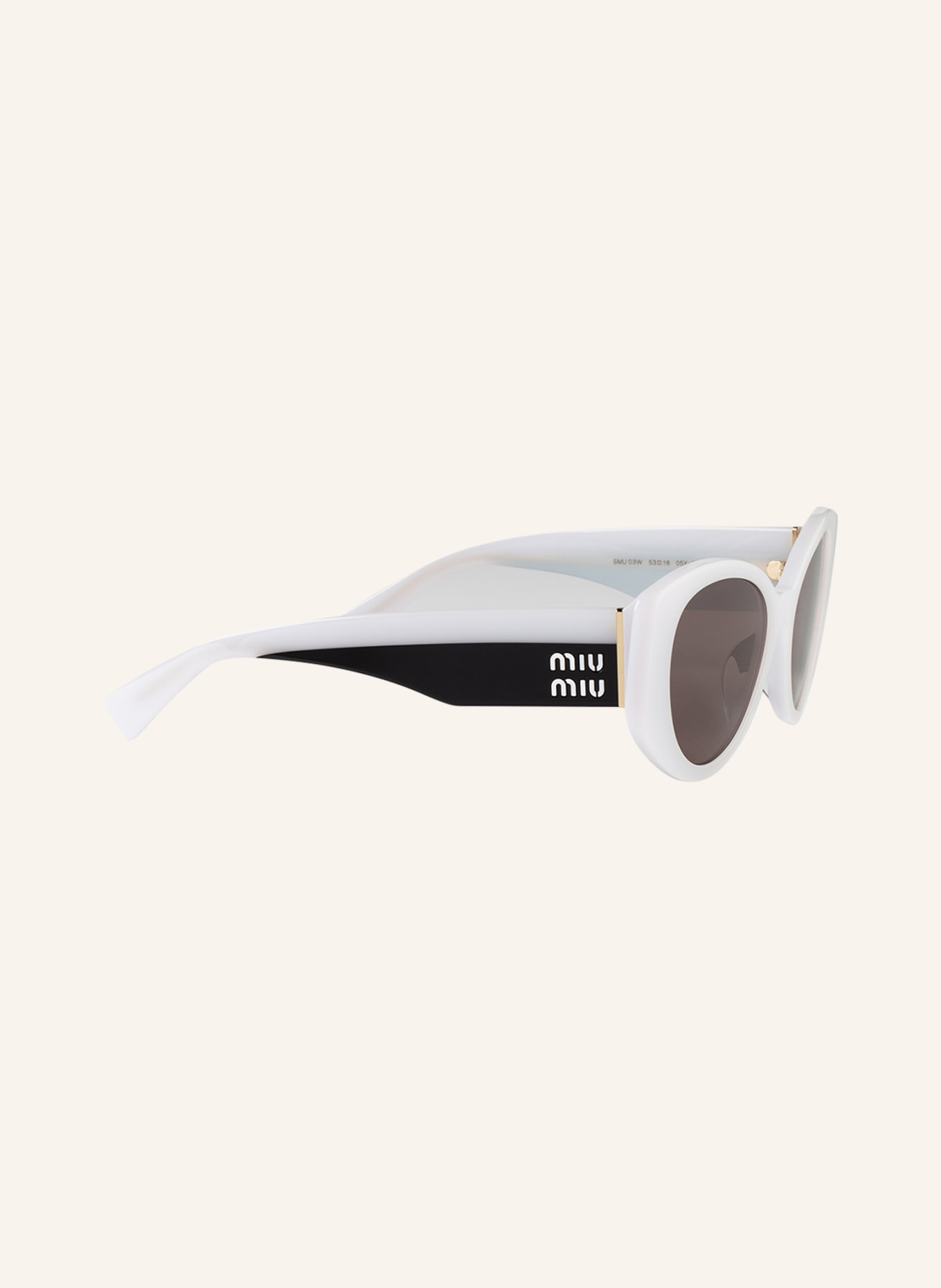 Miu Miu MU 04YS 54 Dark Grey & Black Sunglasses | Sunglass Hut USA