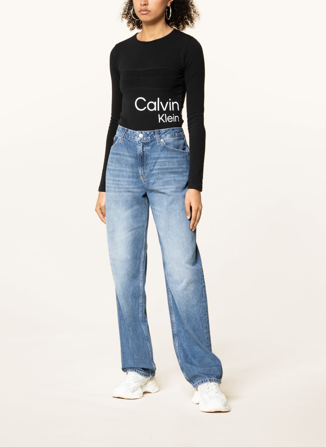 Calvin Klein Jeans Straight Jeans 90S, Farbe: 1BJ DENIM DARK (Bild 2)