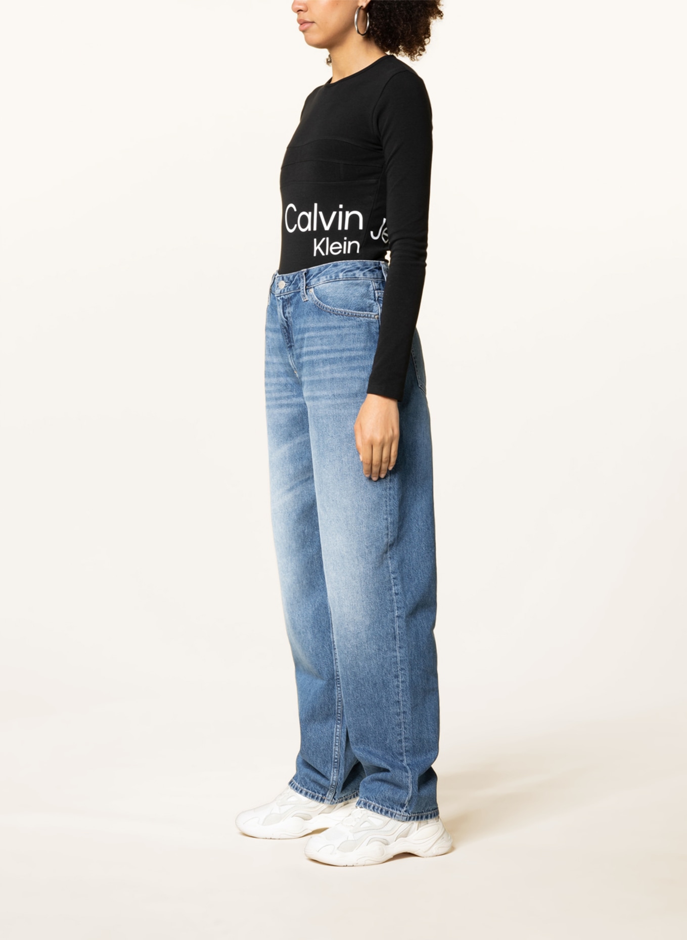 Calvin Klein Jeans Straight Jeans 90S, Farbe: 1BJ DENIM DARK (Bild 4)