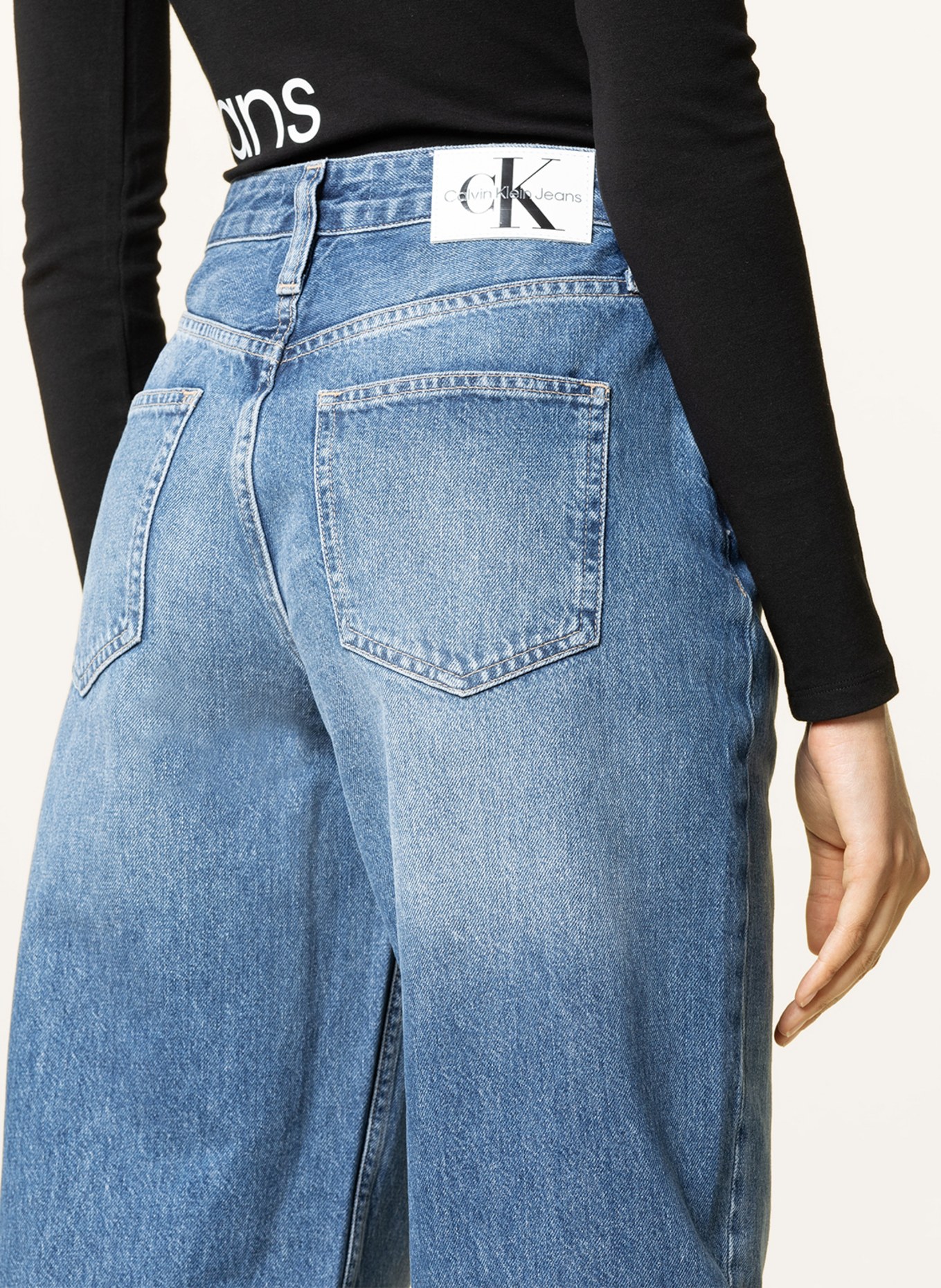 Calvin Klein Jeans Straight Jeans 90S, Farbe: 1BJ DENIM DARK (Bild 5)