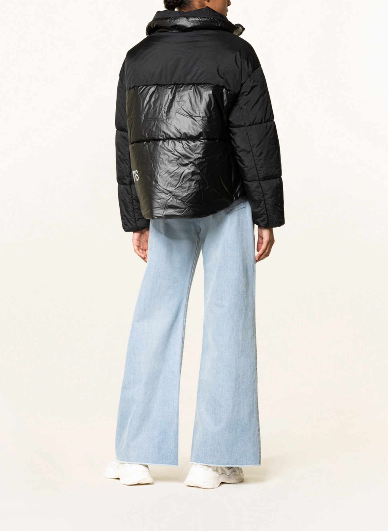 Calvin Klein Jeans Oversized quilted jacket with Primaloft® insulation, Color: BLACK (Image 3)