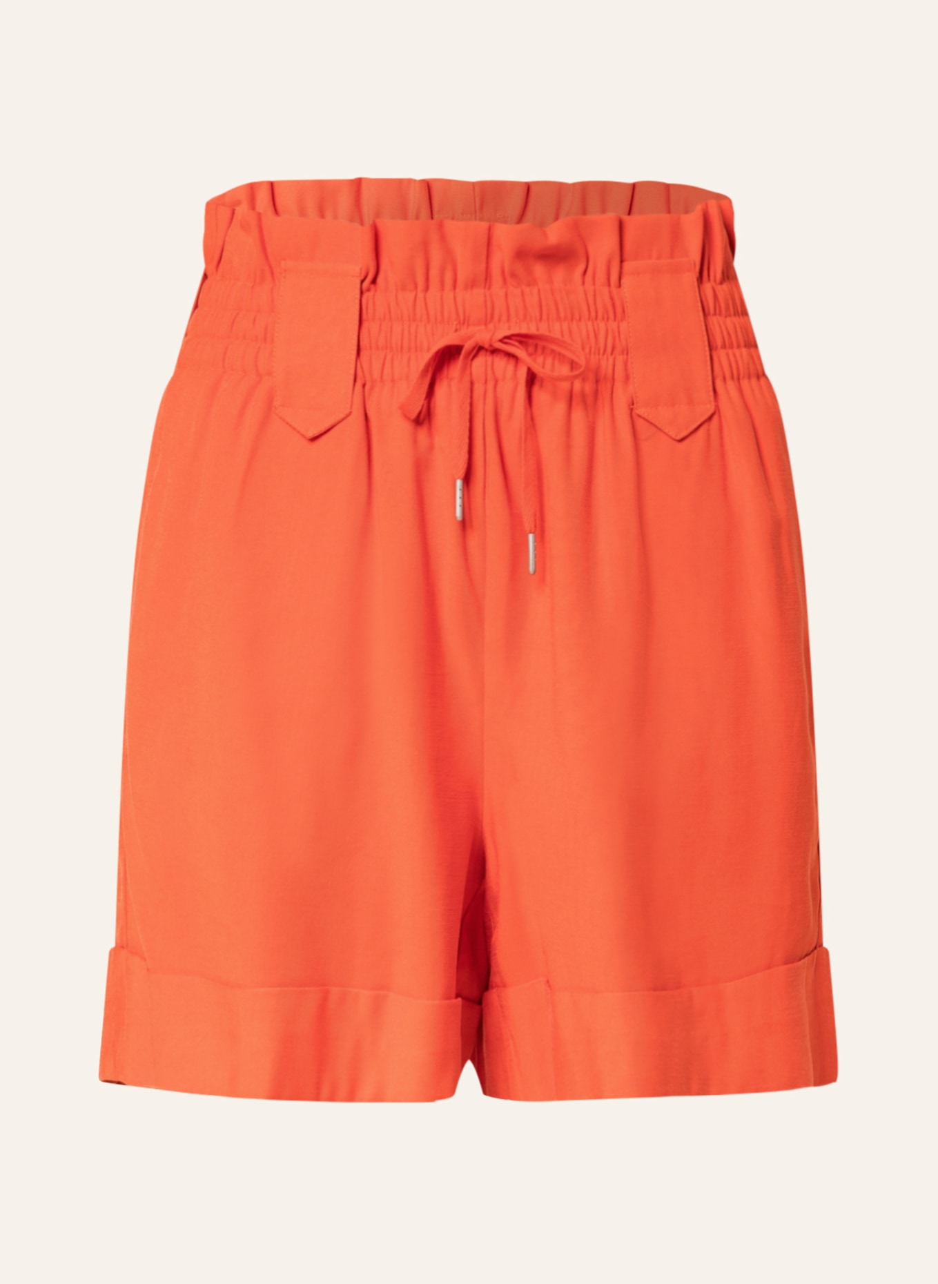 VILA Shorts, Color: RED (Image 1)