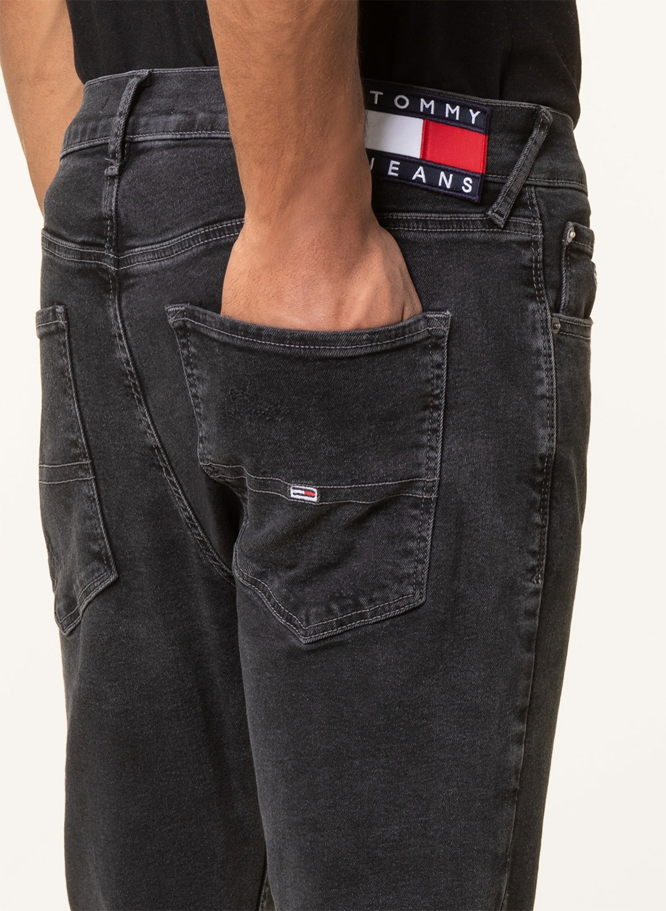 TOMMY JEANS Jeans SCANTON Slim Fit , Farbe: 1BZ Denim Black (Bild 5)