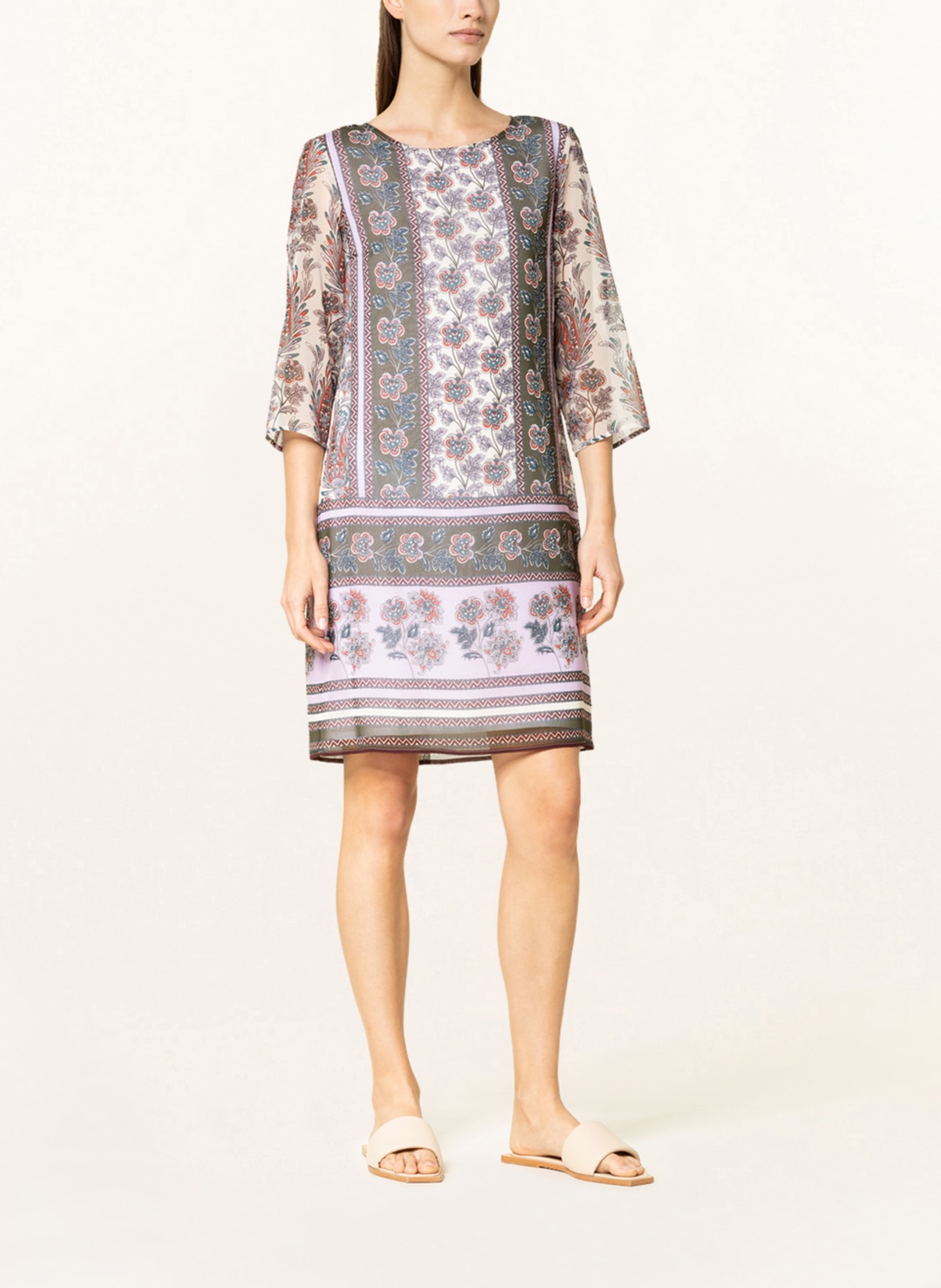 CINQUE Sukienka CIEAST, Kolor: KHAKI/ JASNOFIOLETOWY/ JASNOCZERWONY (Obrazek 2)