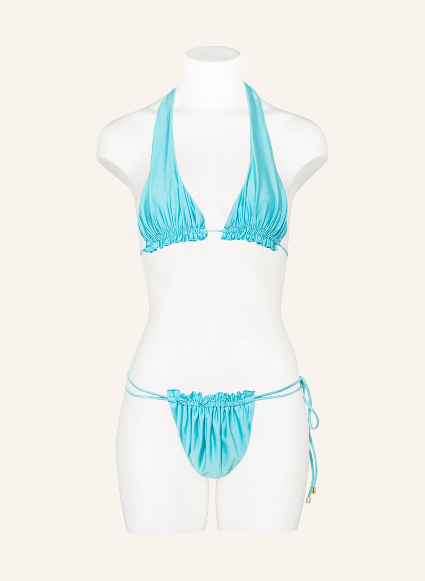 JANTHEE Berlin Triangel-Bikini-Hose AMY BOTTOM , Farbe: TÜRKIS (Bild 2)