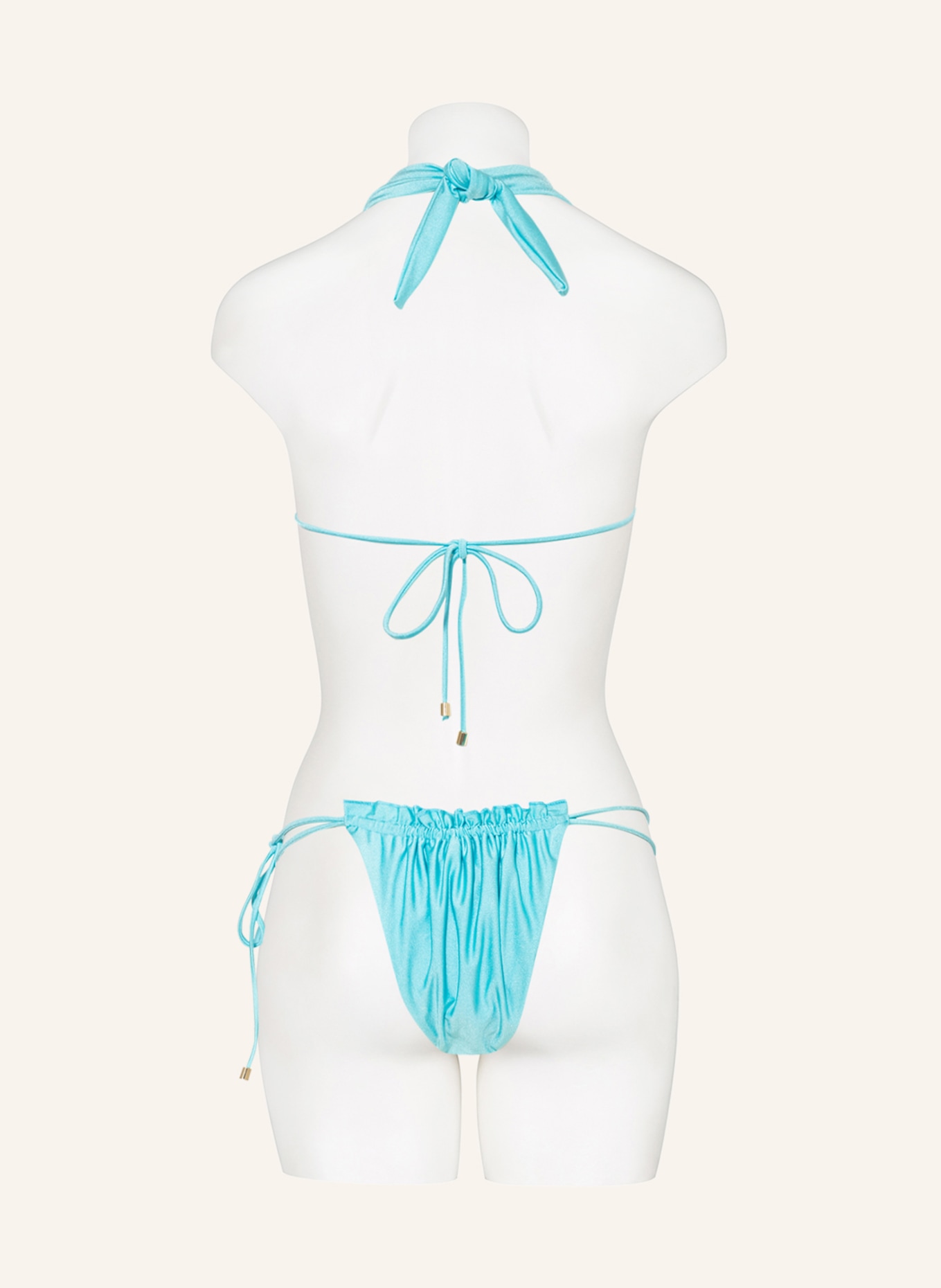 JANTHEE Berlin Triangel-Bikini-Hose AMY BOTTOM , Farbe: TÜRKIS (Bild 3)