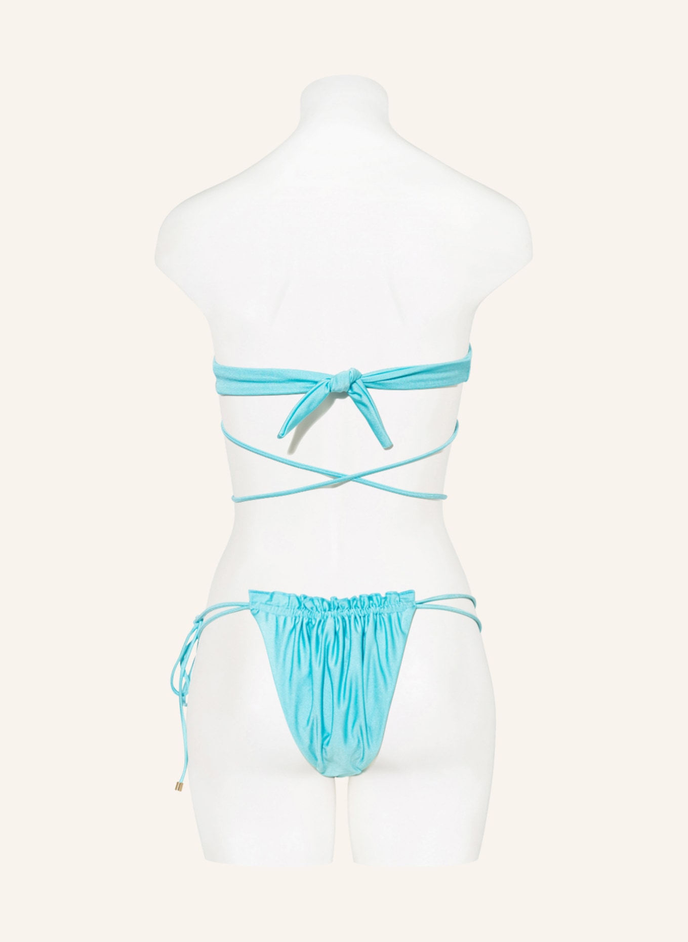 JANTHEE Berlin Halter neck bikini top OLIMPIA, Color: TURQUOISE (Image 5)