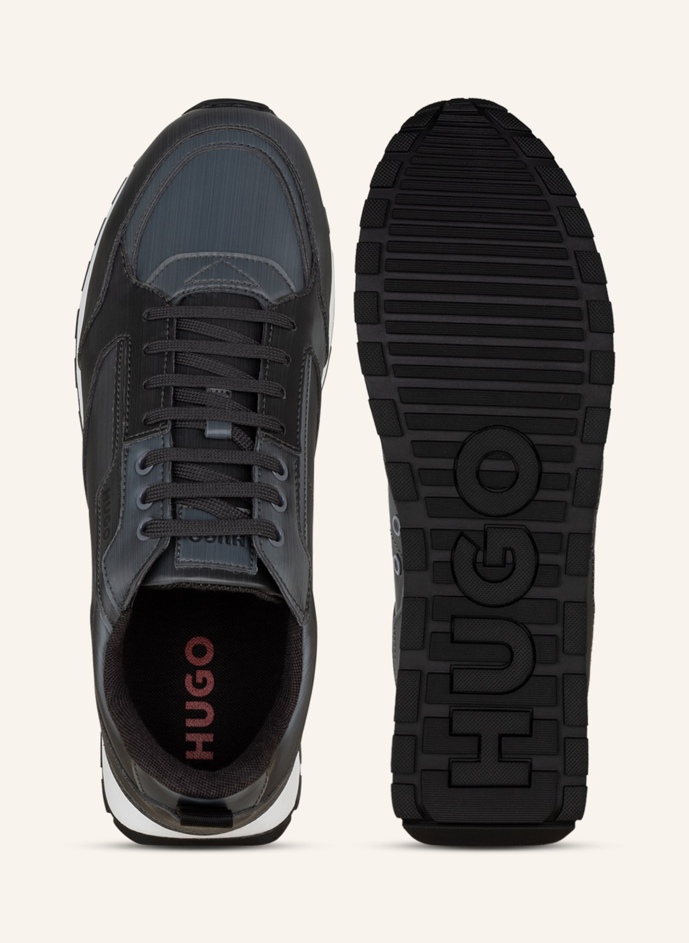 HUGO Sneaker ICELIN RUNN IR, Farbe: GRAU (Bild 5)