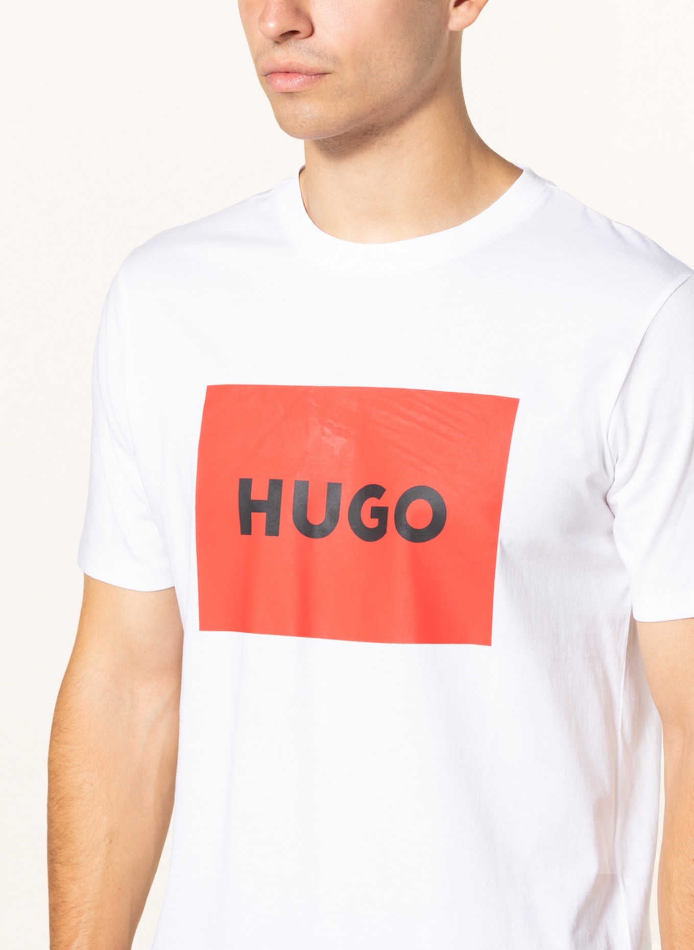 HUGO T-Shirt DULIVE, Farbe: WEISS (Bild 4)