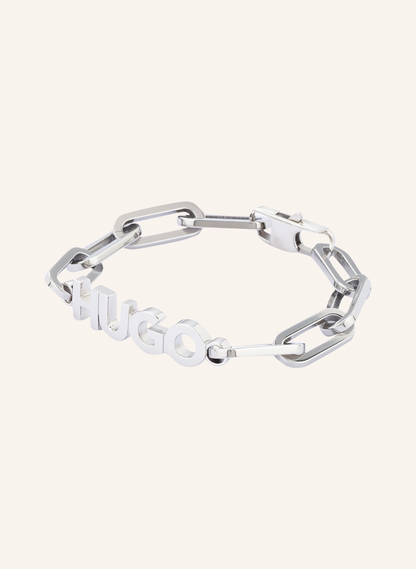HUGO Armband LOGOBOLD: SILBER