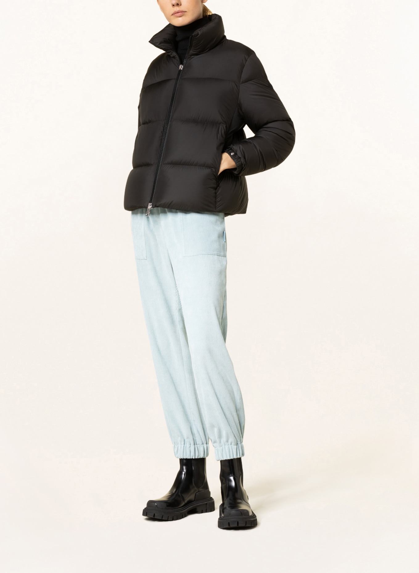 MONCLER Down jacket ANTERNE, Color: BLACK (Image 2)