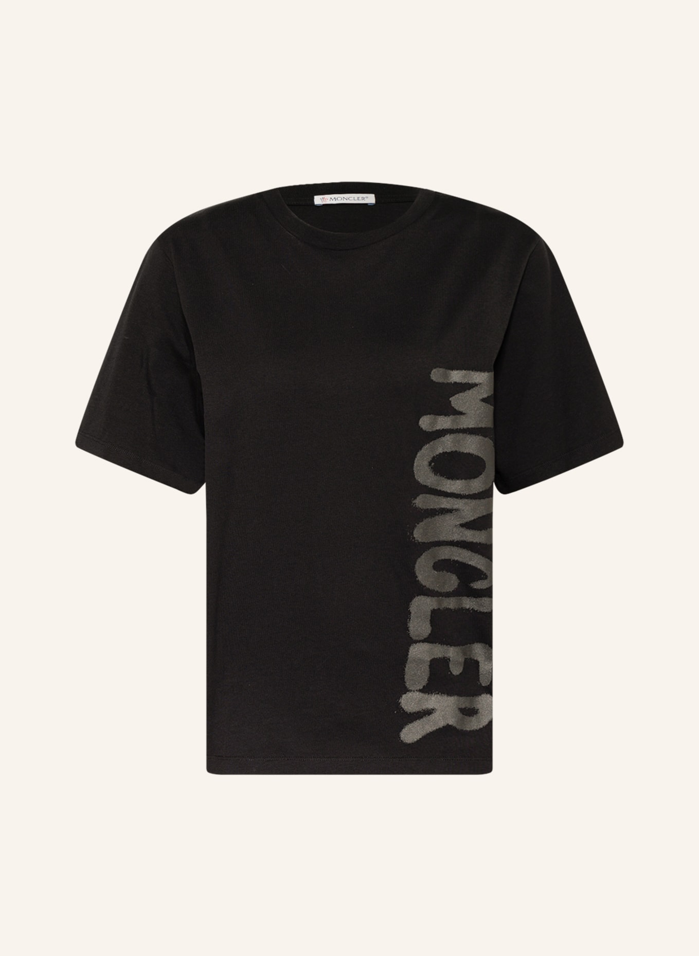 MONCLER T-shirt , Kolor: CZARNY (Obrazek 1)