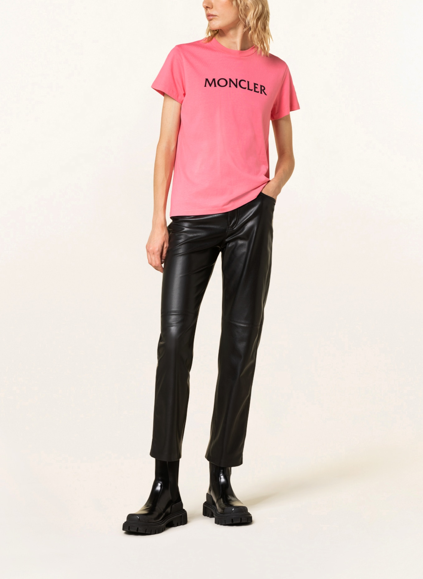 MONCLER T-shirt, Color: PINK (Image 2)