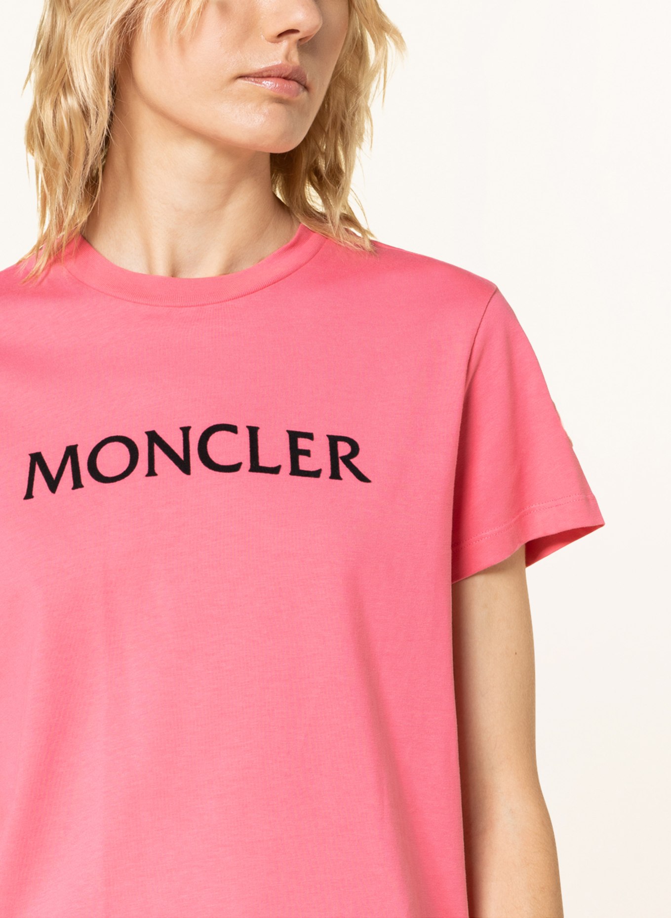 MONCLER T-shirt, Kolor: MOCNORÓŻOWY (Obrazek 4)
