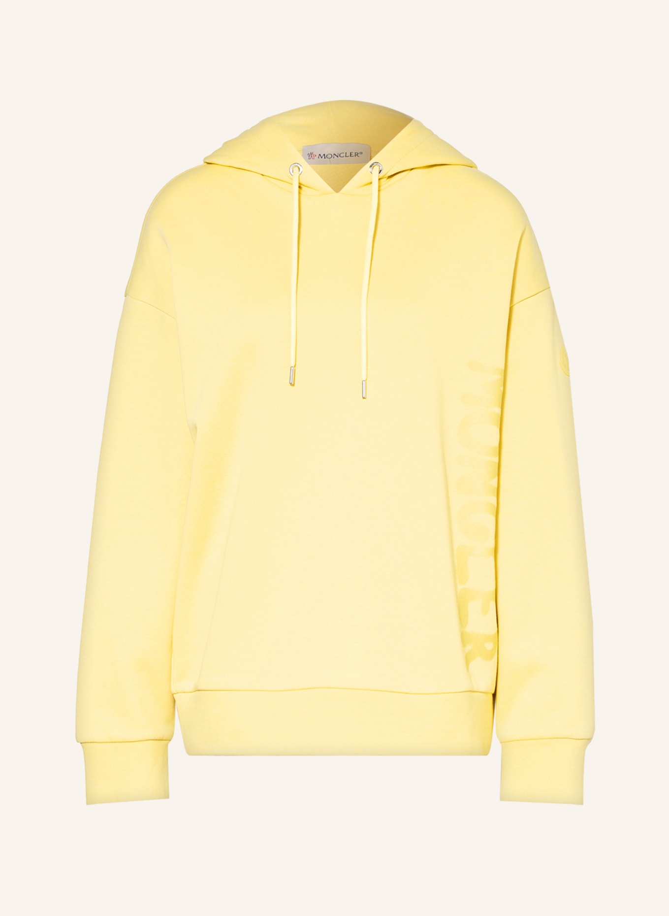 MONCLER Hoodie: LICHTGEEL
