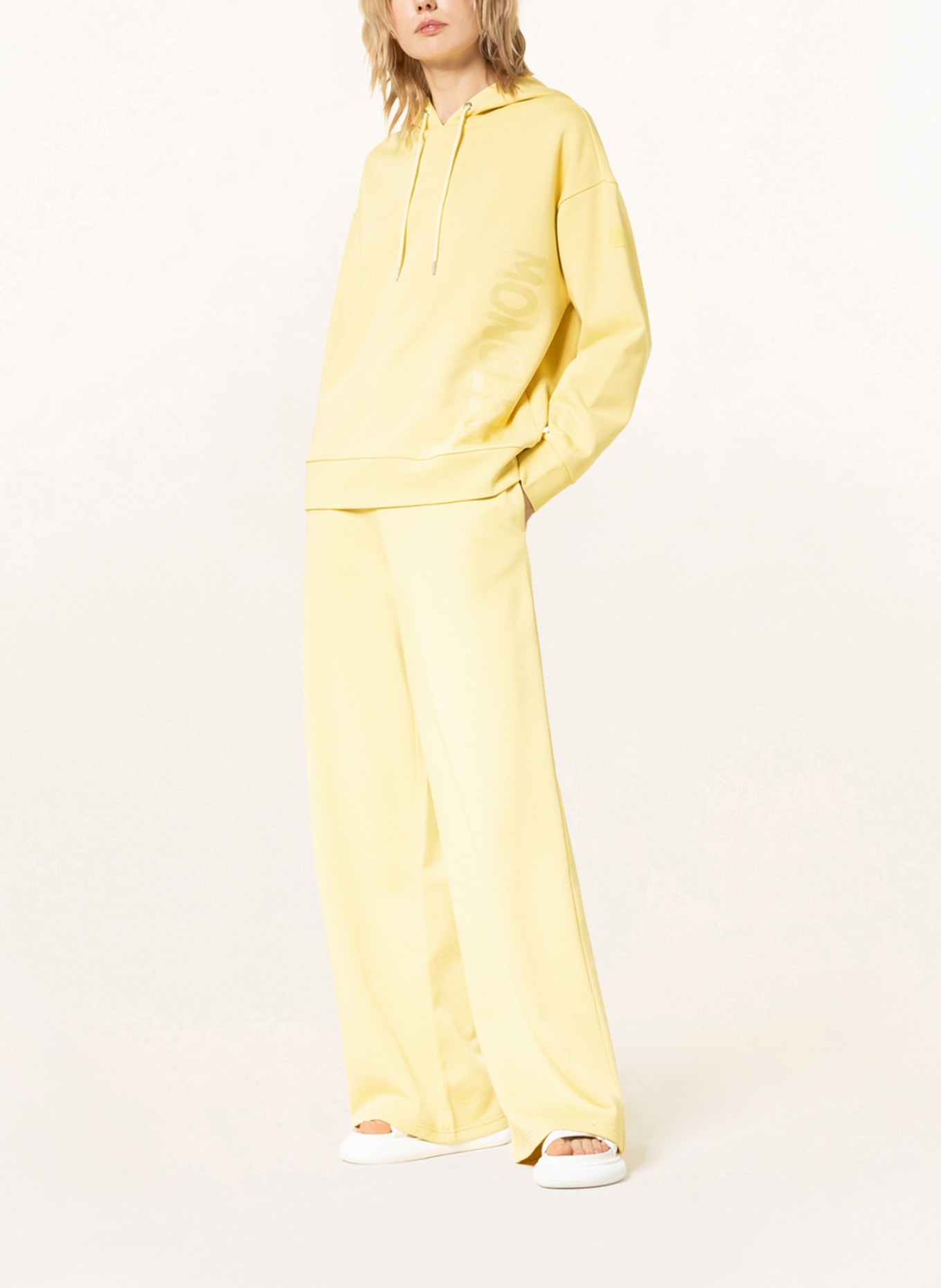 MONCLER Hoodie: LICHTGEEL
