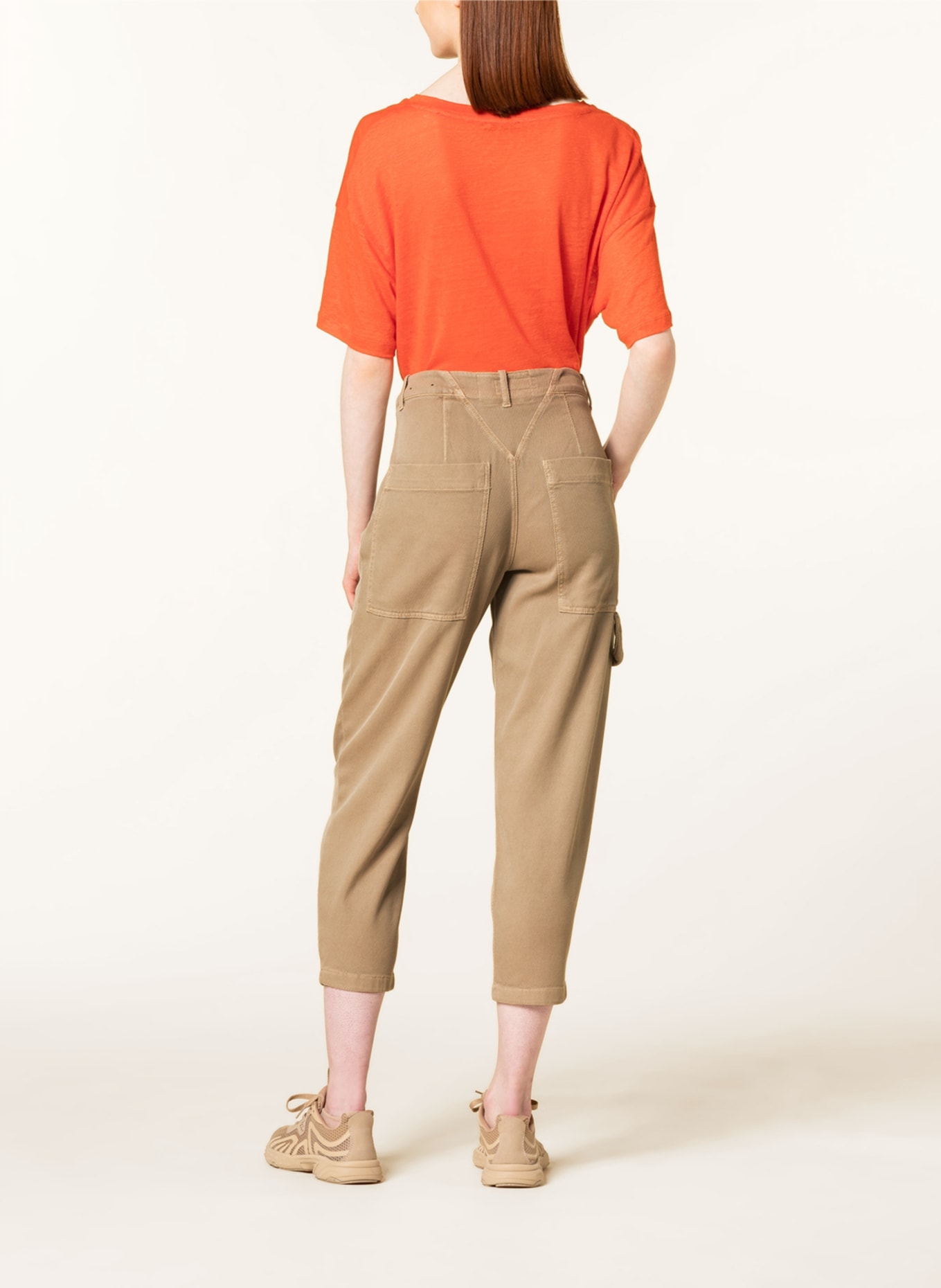 DRYKORN 7/8 trousers CLEVER, Color: LIGHT BROWN (Image 3)