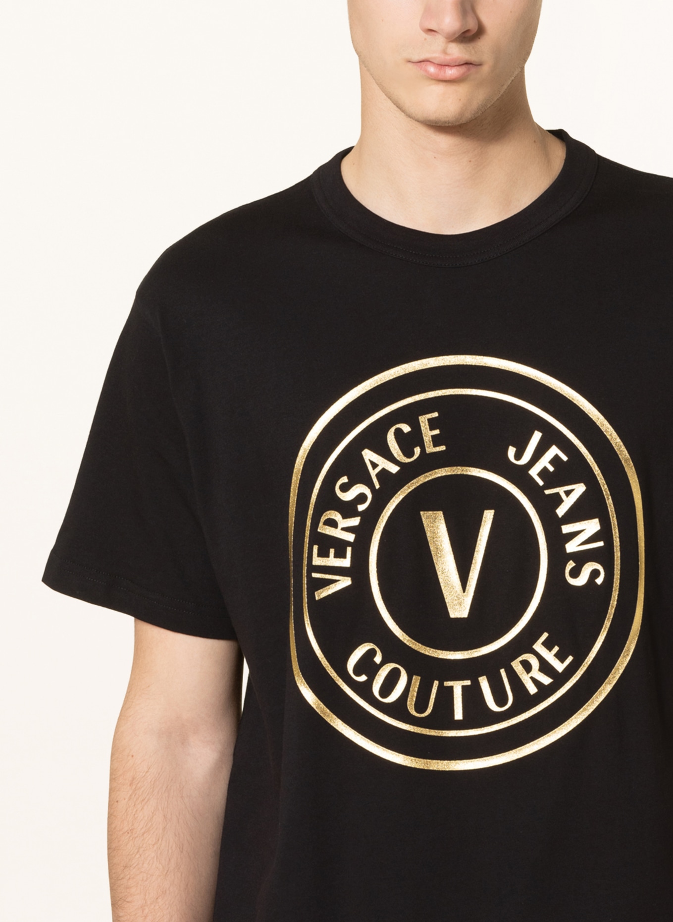 VERSACE JEANS COUTURE T-Shirt, Farbe: SCHWARZ (Bild 4)