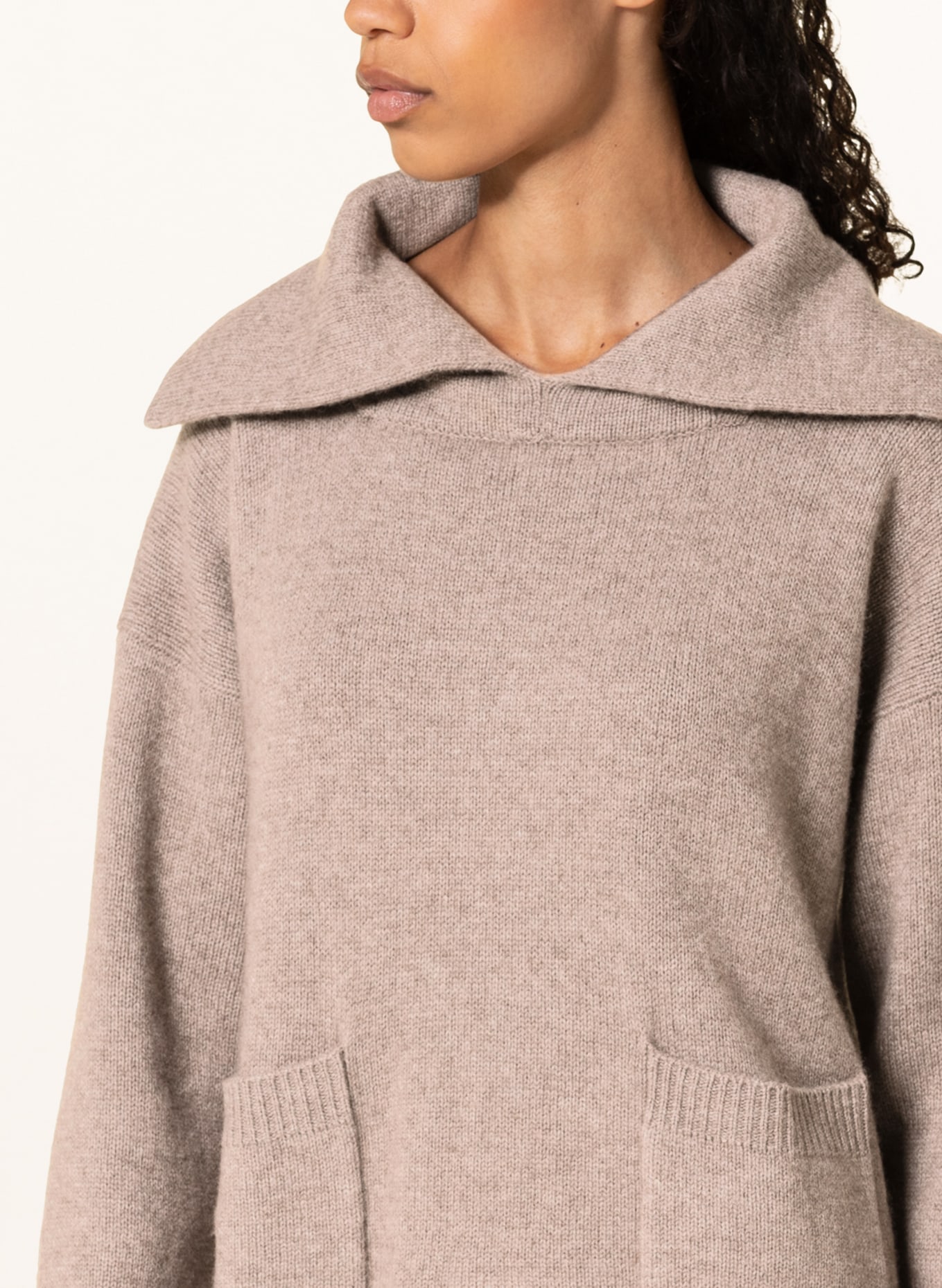 lilienfels Sweater with cashmere, Color: TAUPE (Image 4)