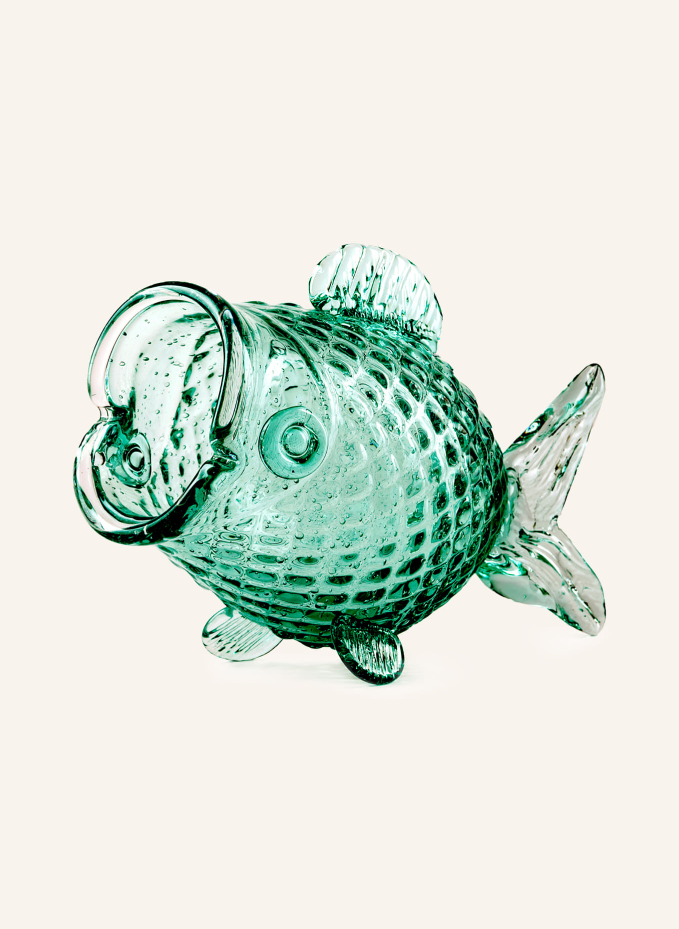 POLSPOTTEN Dekofigur FAT FISH, Farbe: GRÜN (Bild 1)