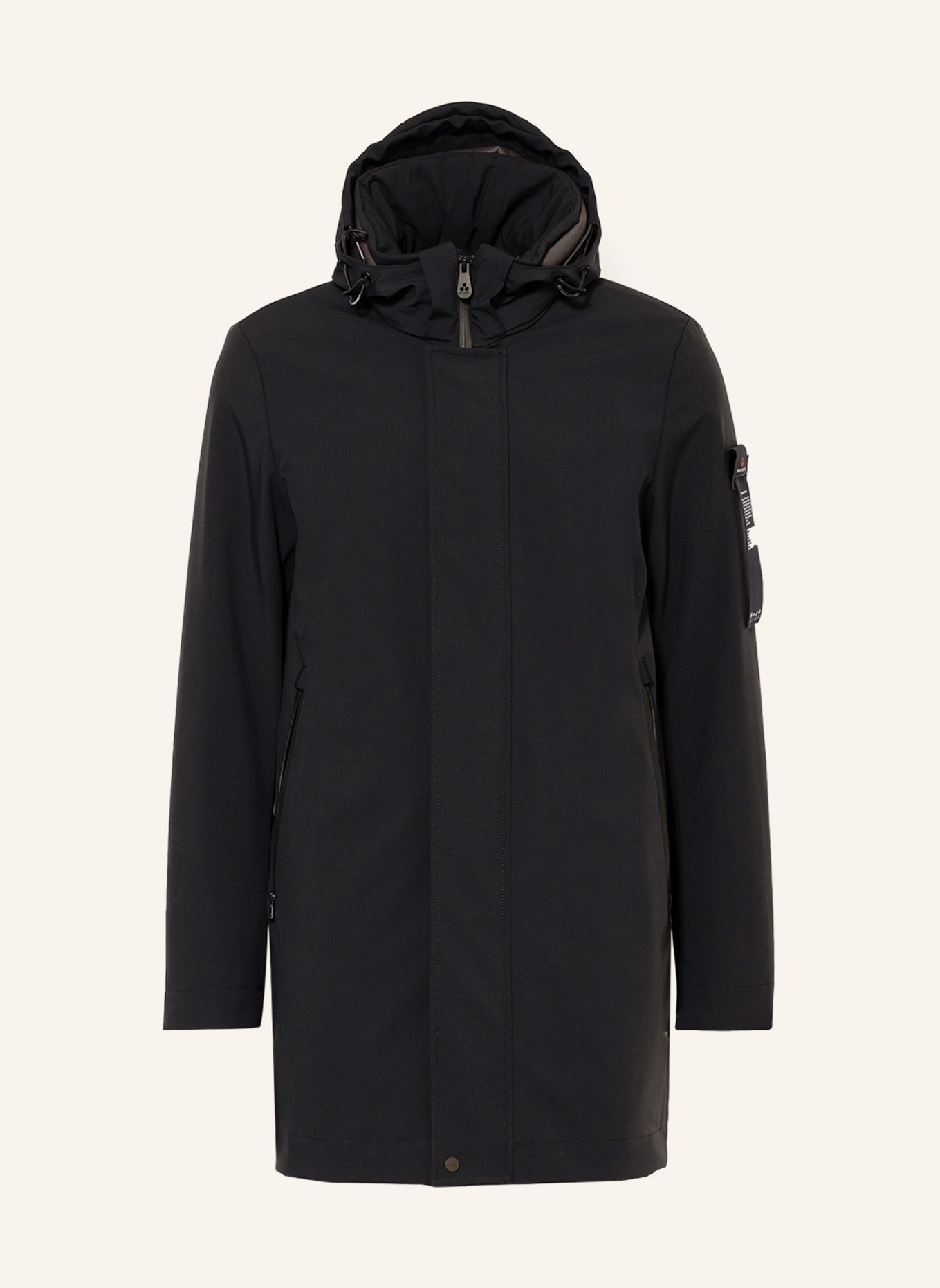 PEUTEREY Parka ALBALI with PRIMALOFT® padding: BLACK