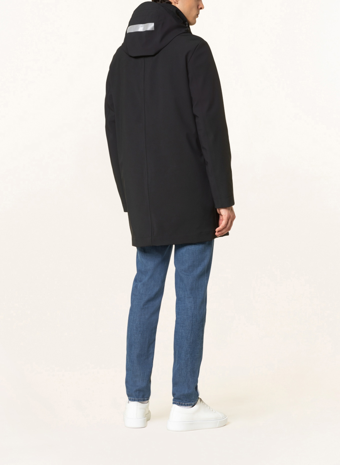 PEUTEREY Parka ALBALI with PRIMALOFT® padding: BLACK