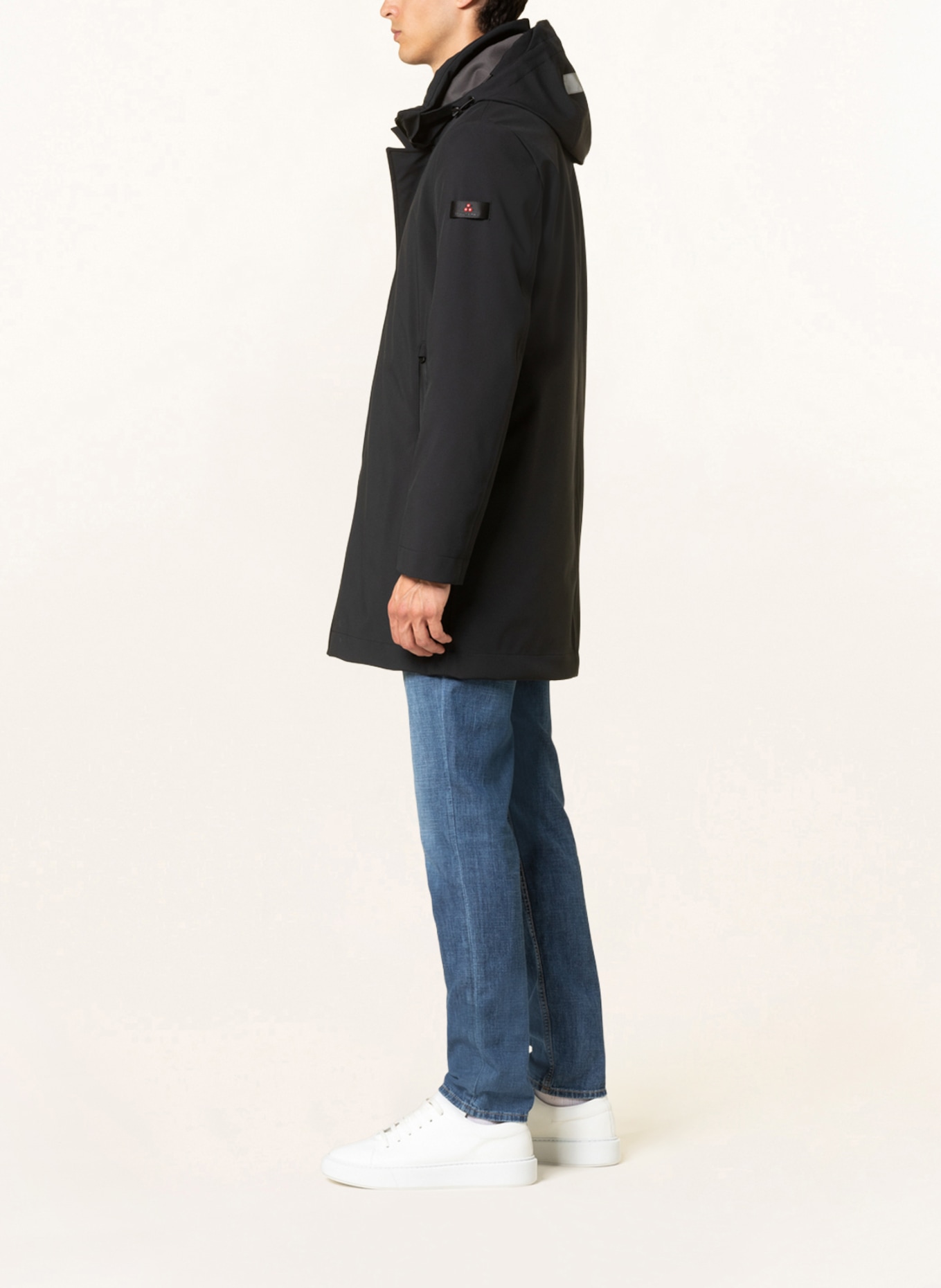 PEUTEREY Parka ALBALI with PRIMALOFT® padding: BLACK