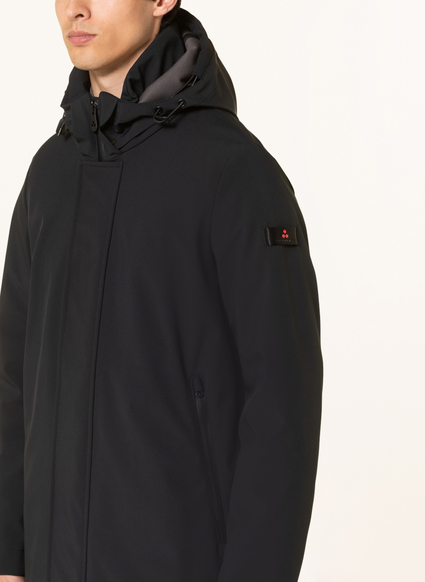 PEUTEREY Parka ALBALI with PRIMALOFT® padding: BLACK