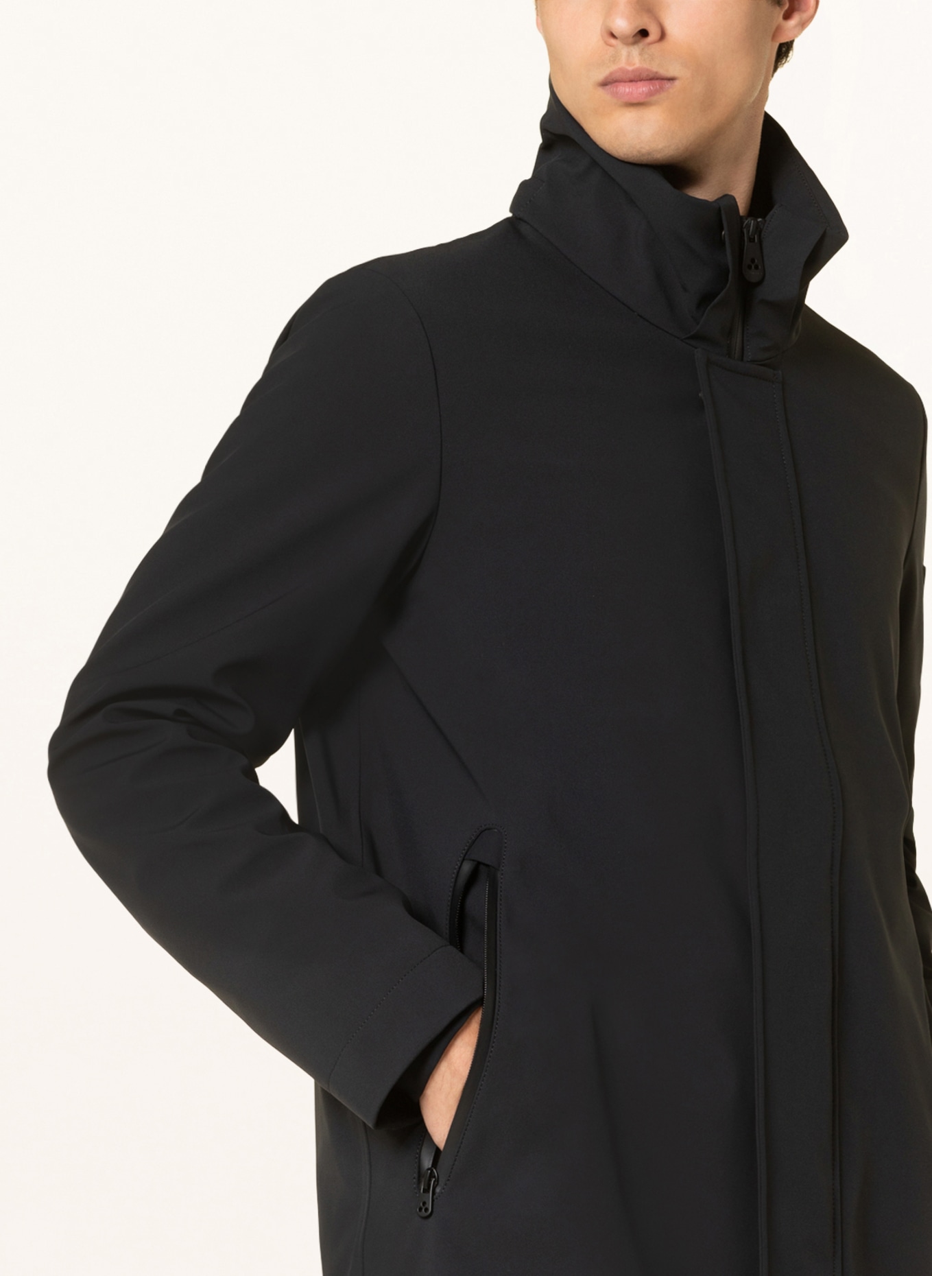 PEUTEREY Parka ALBALI with PRIMALOFT® padding: BLACK