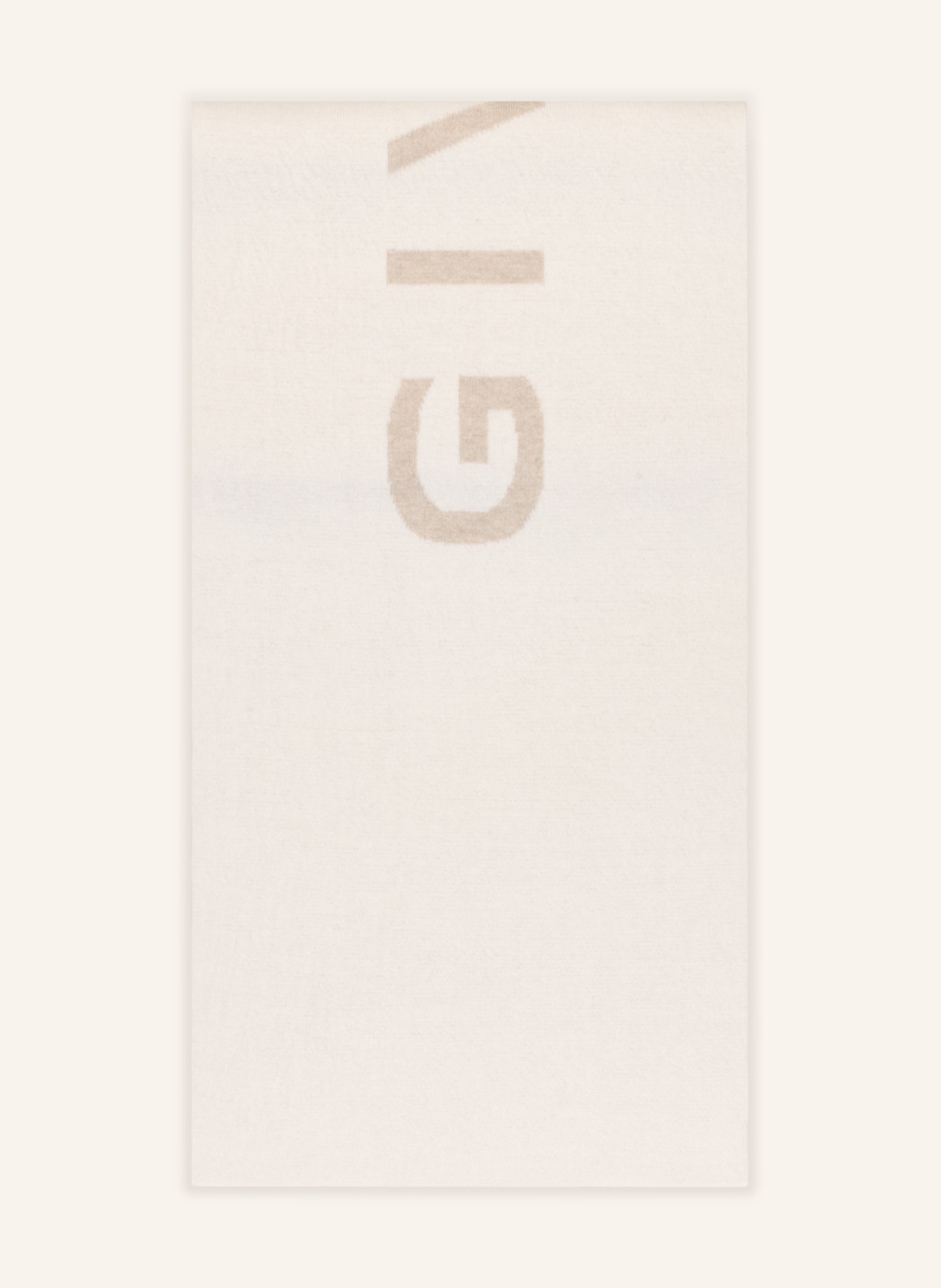 GIVENCHY Scarf with cashmere , Color: CREAM (Image 1)
