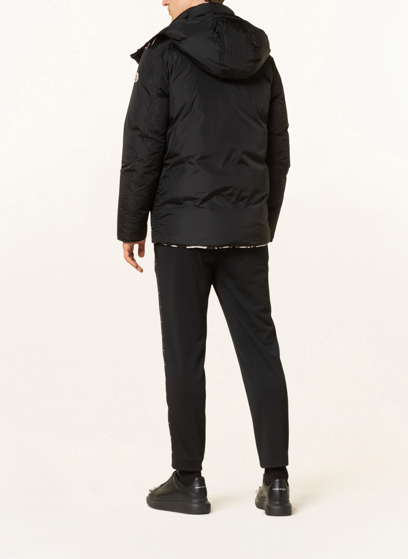MONCLER Down jacket HORDELYME reversible, Color: BLACK/ WHITE (Image 4)