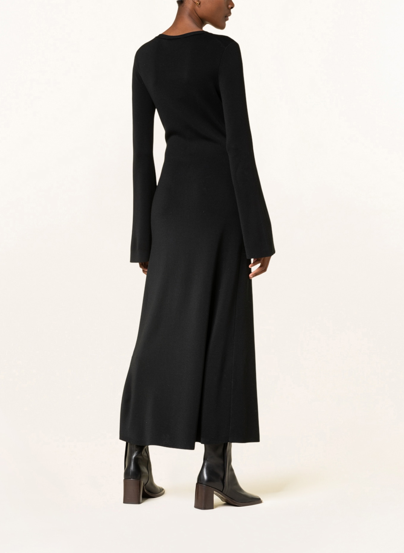 Chloé Knit dress in merino wool, Color: BLACK (Image 3)
