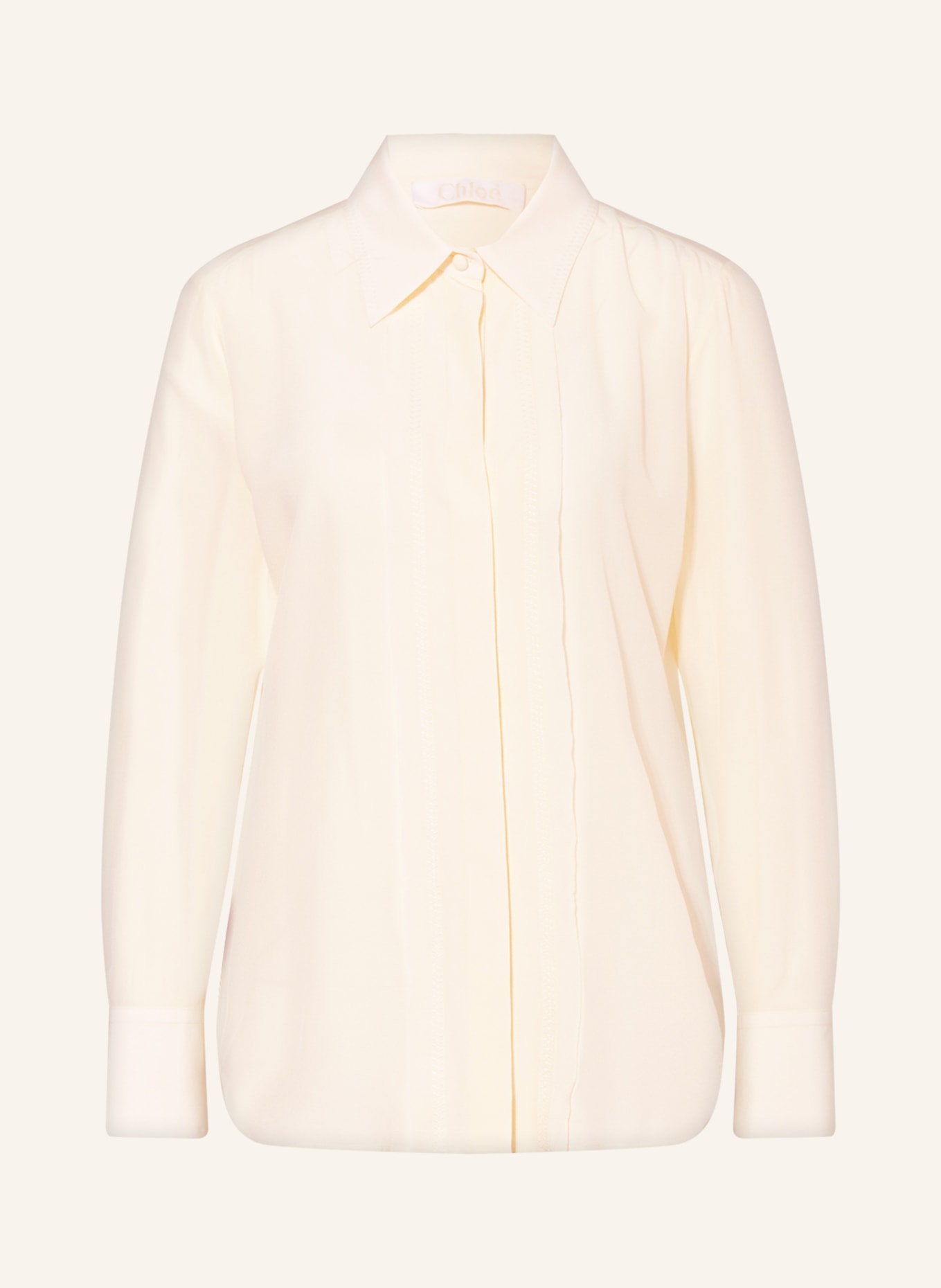 Chloé Koszula z jedwabiu, Kolor: ECRU (Obrazek 1)