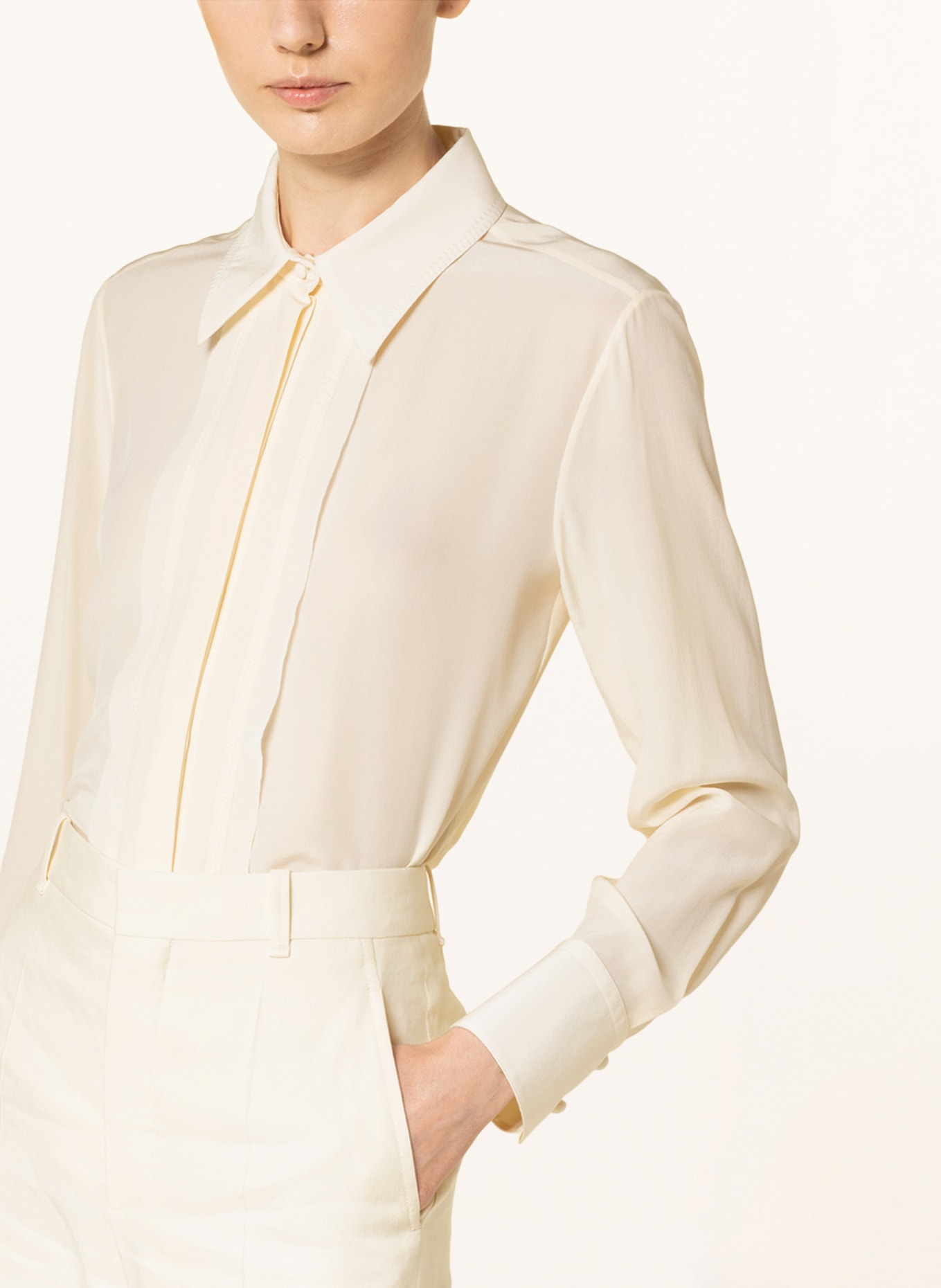 Chloé Shirt blouse in silk, Color: ECRU (Image 4)