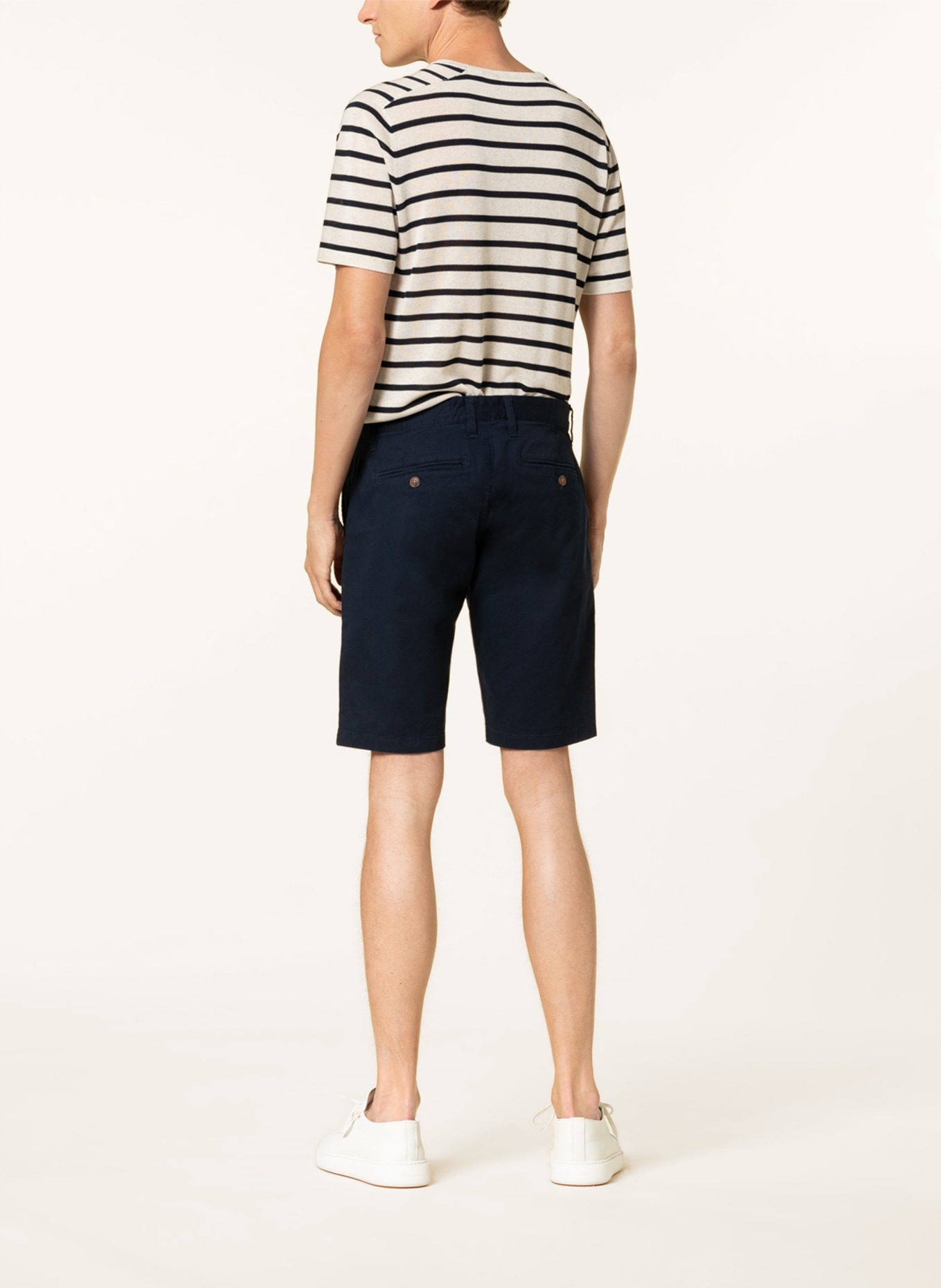 s.Oliver RED Chino shorts slim fit, Color: DARK BLUE (Image 3)