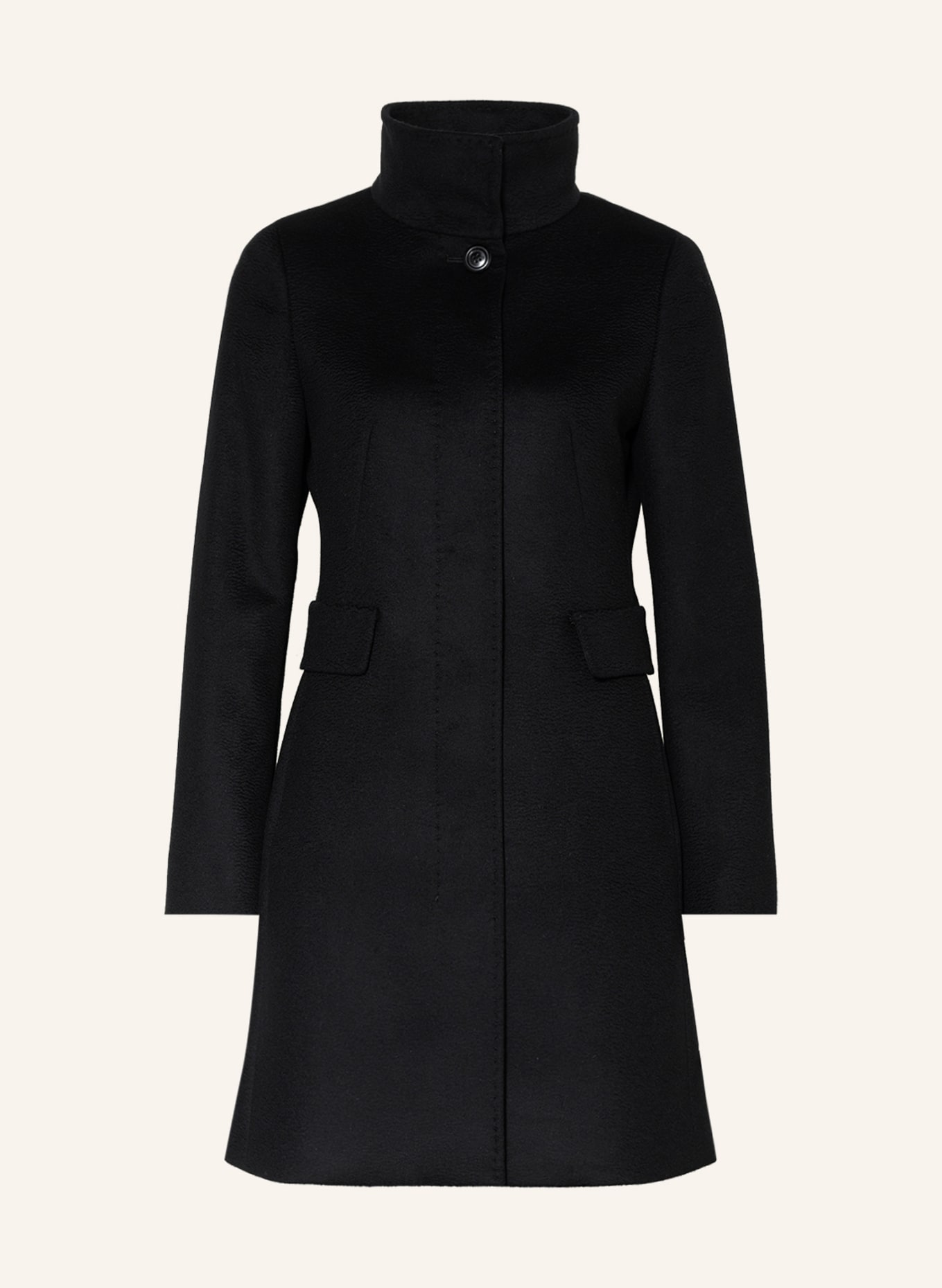 MaxMara STUDIO Wool coat AGNESE , Color: BLACK (Image 1)